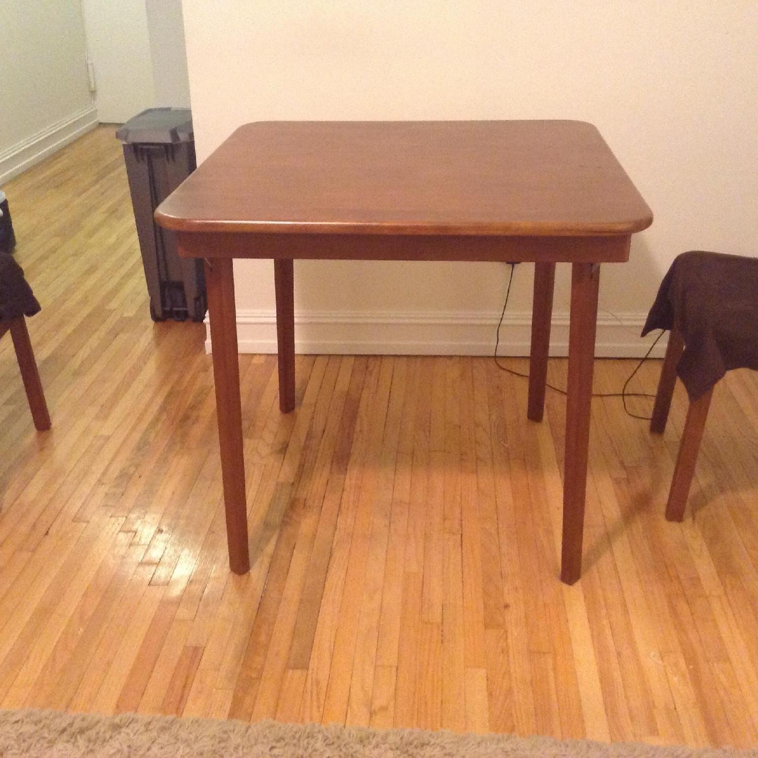 Stakmore Cherry Wood Folding Card Table - image-2