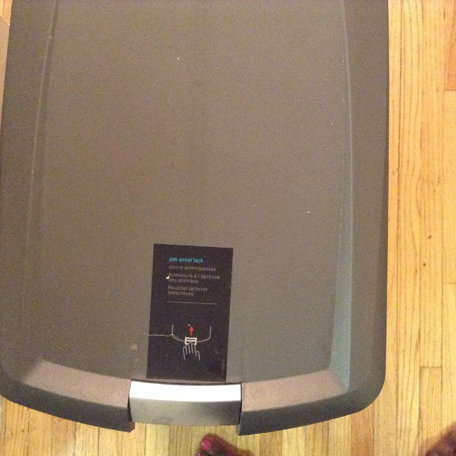 SimpleHuman 40 Liter Tamper-Proof Covered Slim Trash Can - image-3