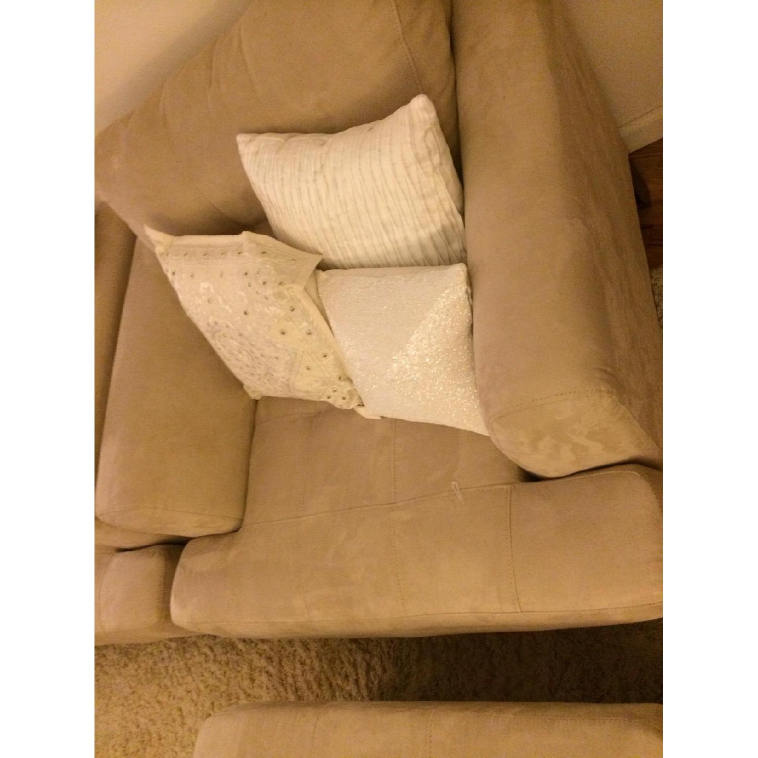 Cindy Crawford Home Collection Love Seat + Chair & Ottoman - image-2