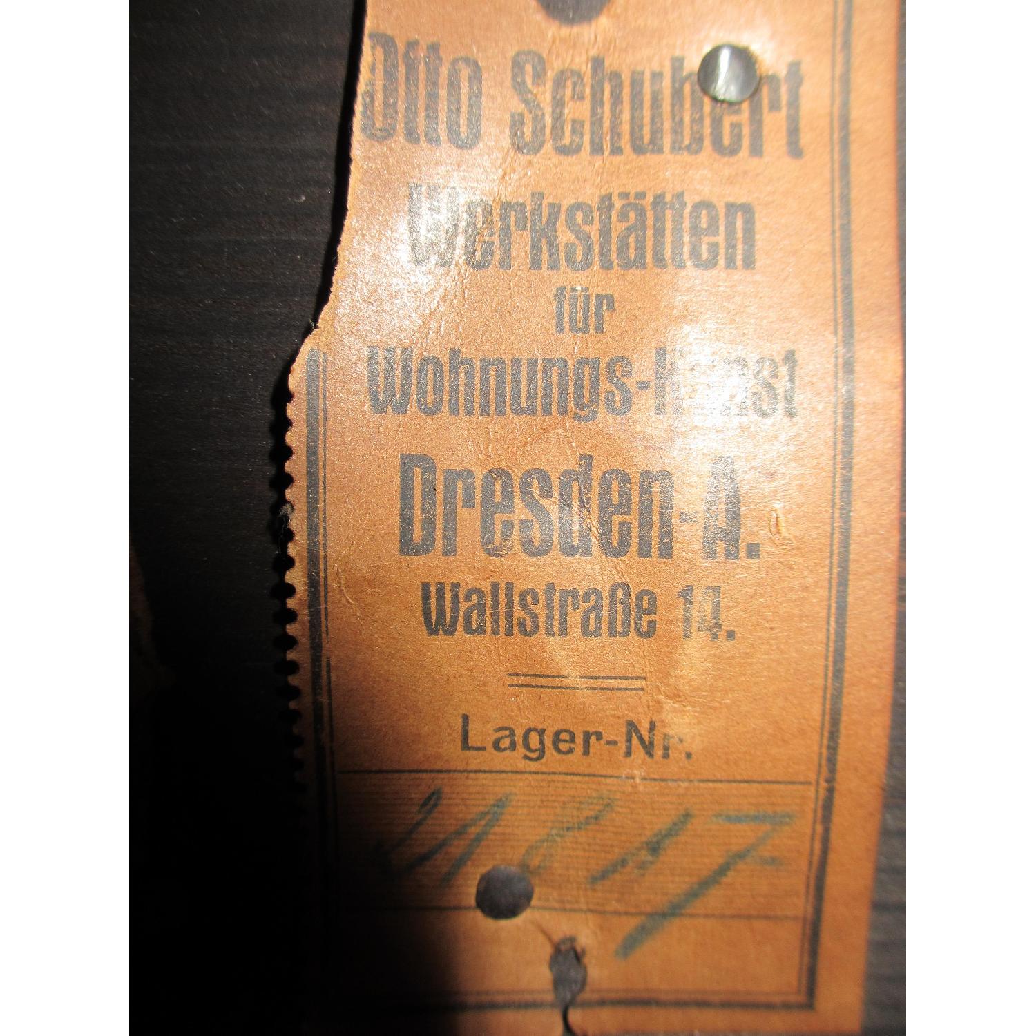 Otto Schubert - Dresden 1920'S German Tiger Maple China Cabinet - image-6