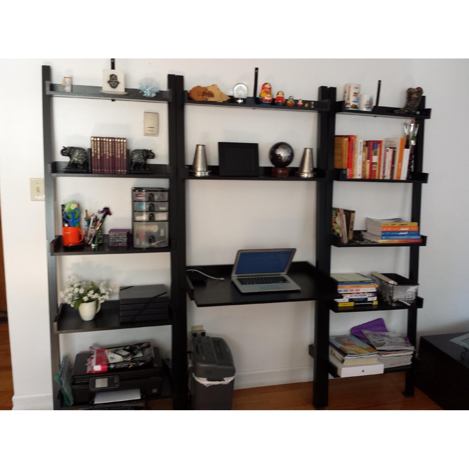 Container Store Leaning Desk w/ Shelves - image-2
