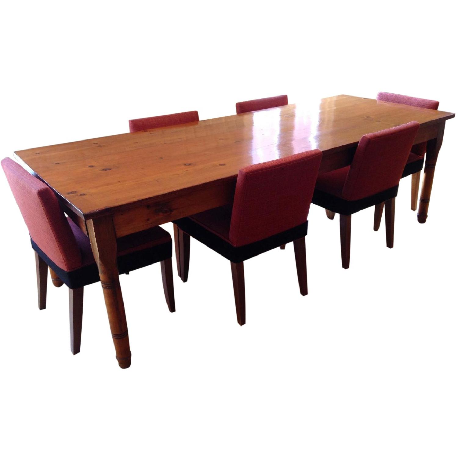 Vintage Applewood Dining Table AptDeco