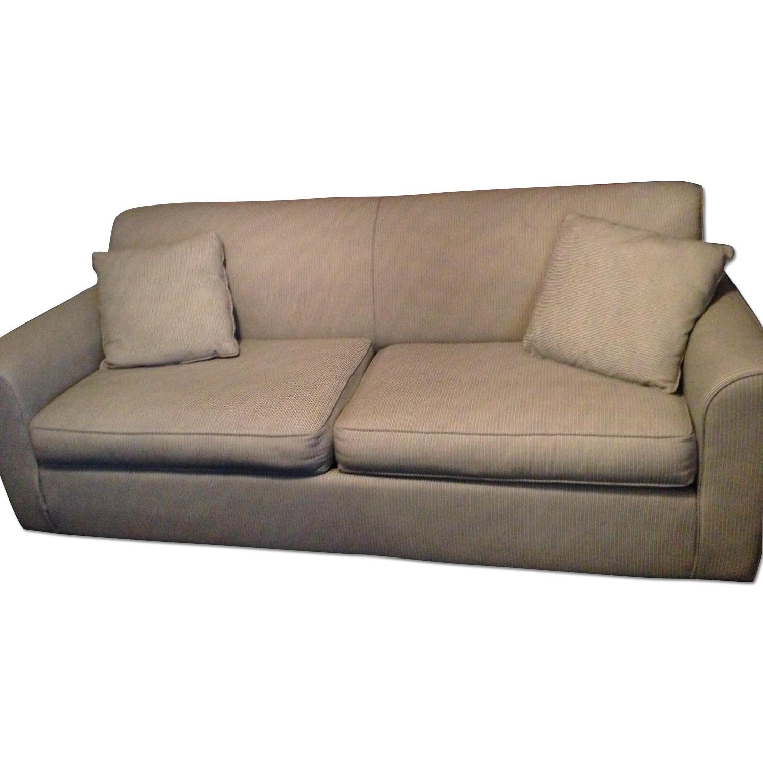 Jennifer Convertibles Sleeper Sofa w/ Ottoman AptDeco