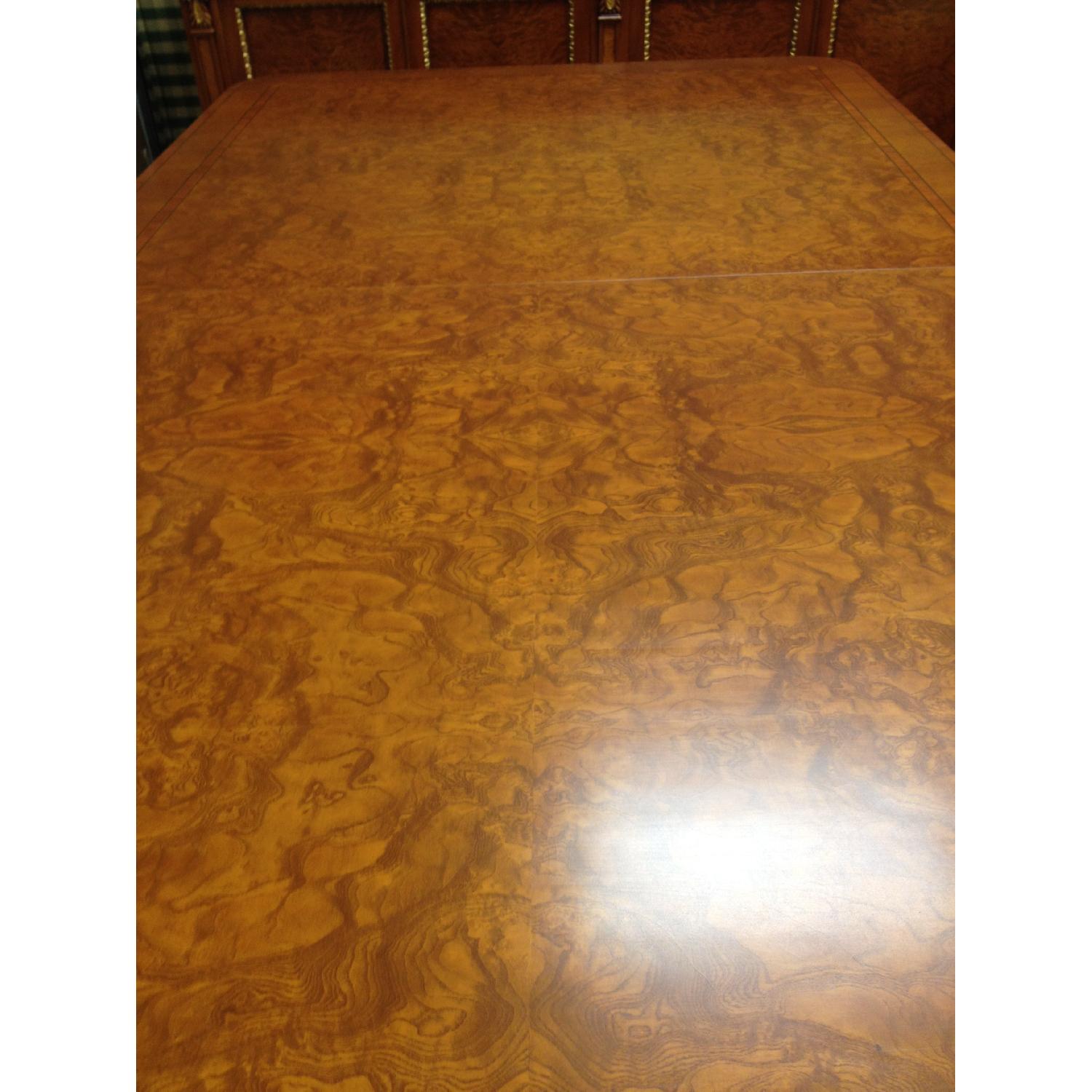 Francesco Molon Giemme Double Pedestal Dining Table w/ 2 Leaves - image-2