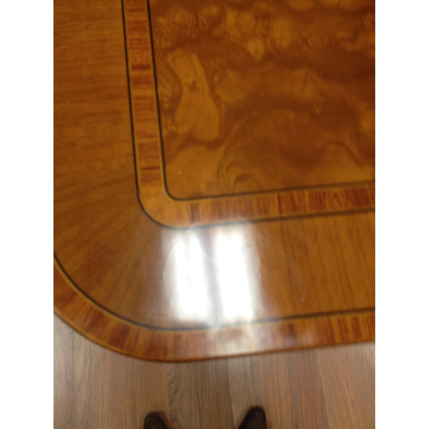 Francesco Molon Giemme Double Pedestal Dining Table w/ 2 Leaves - image-6