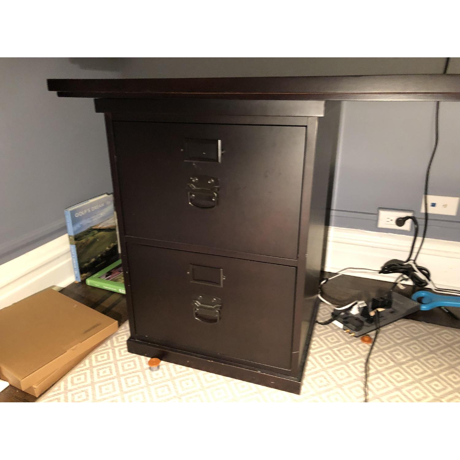 Pottery Barn Bedford 5-Drawer Desk - image-5