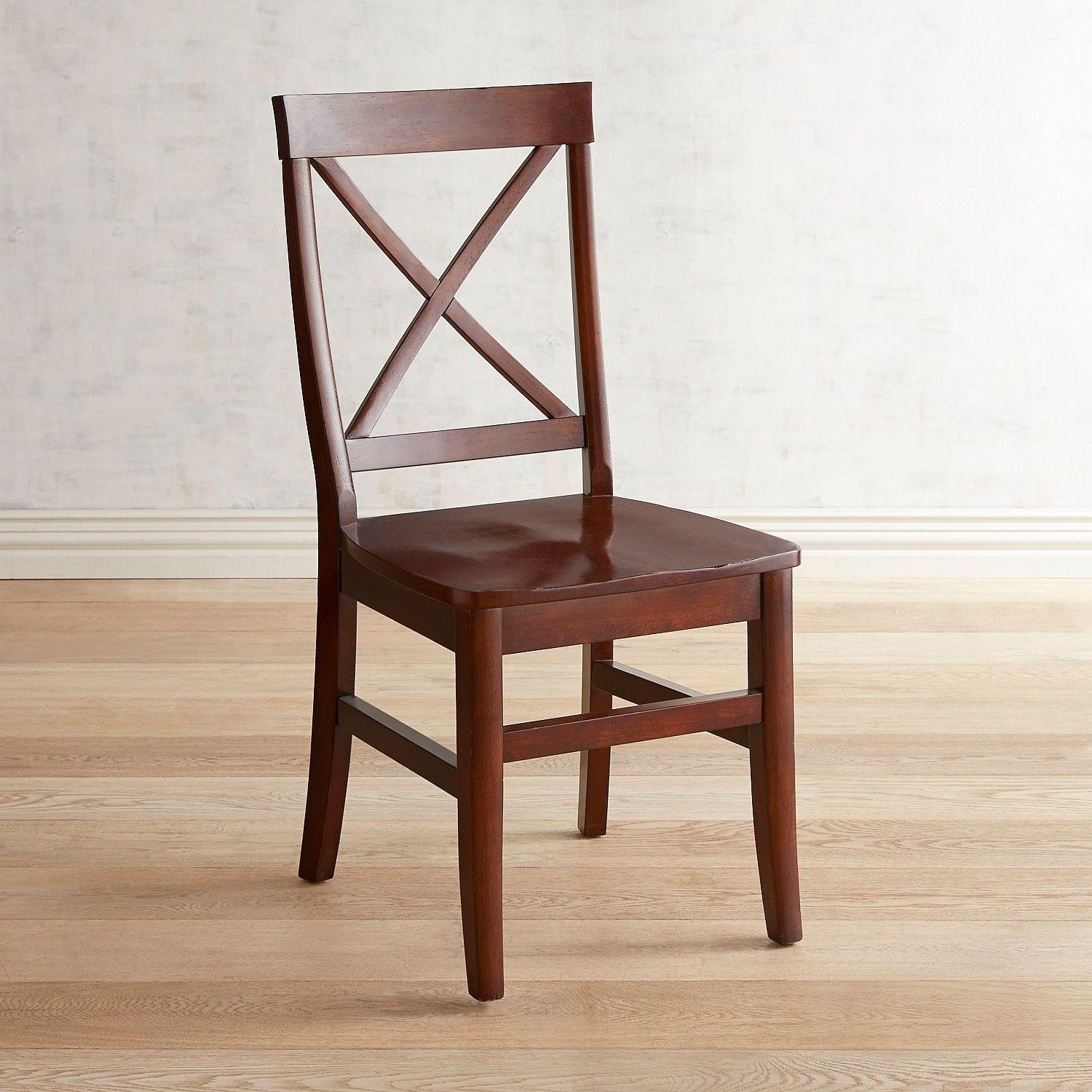 Pier 1 Torrance Mahogany Brown Dining Chair - image-1