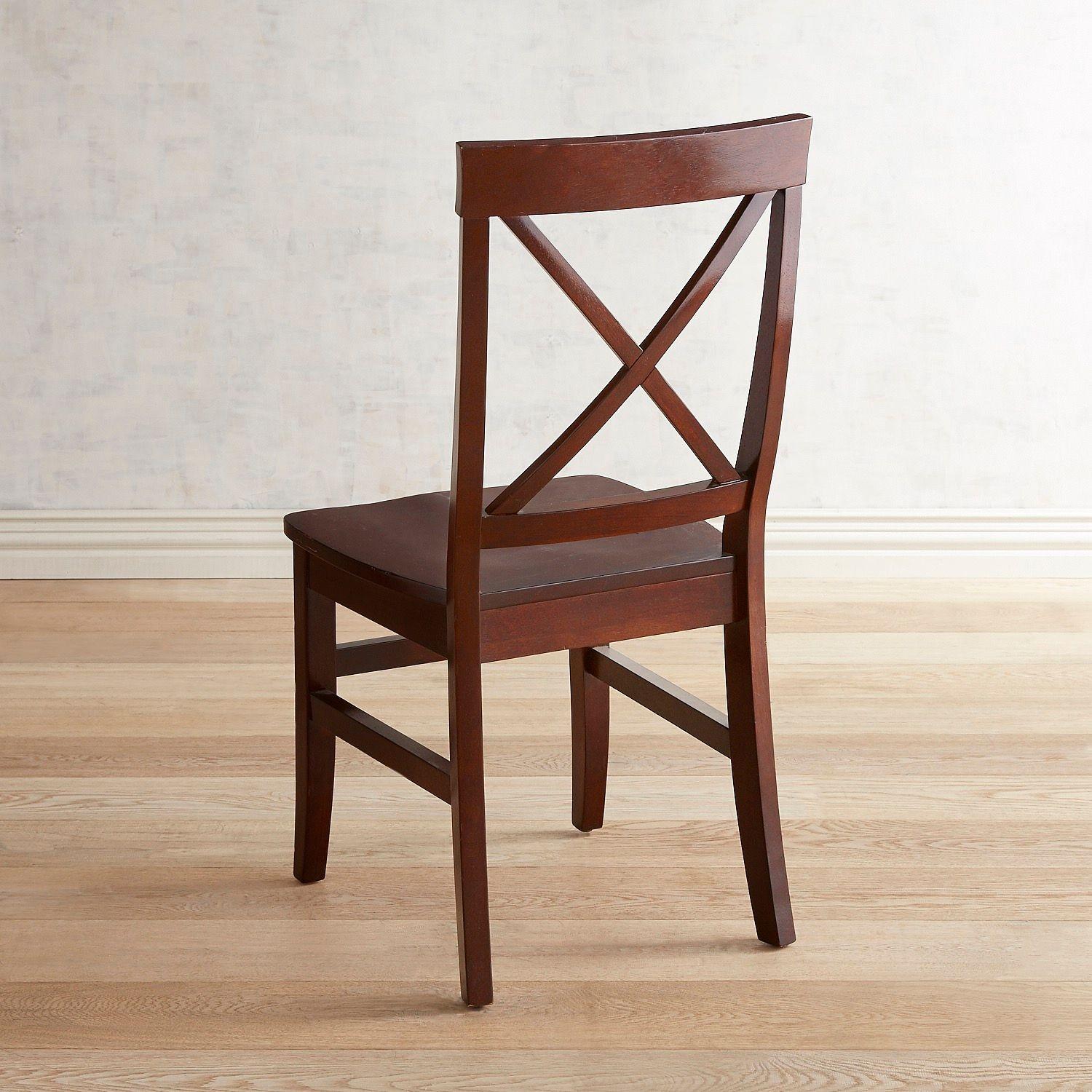 Pier 1 Torrance Mahogany Brown Dining Chair - image-2