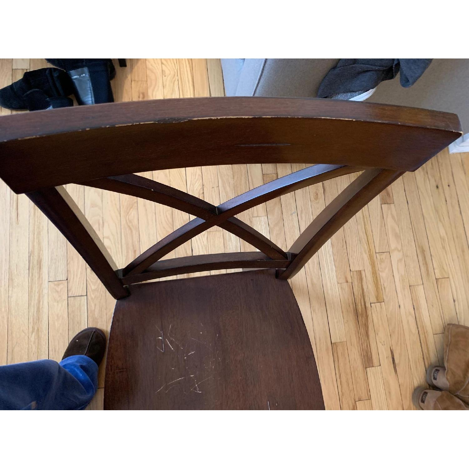 Pier 1 Torrance Mahogany Brown Dining Chair - image-2