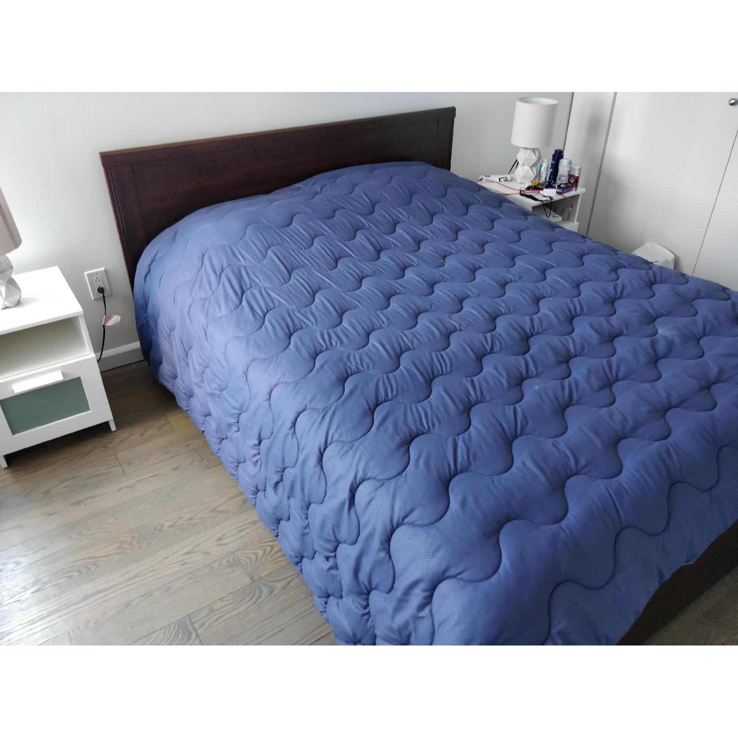 Ikea Brusali Queen Bed w/ Storage Drawers - image-2