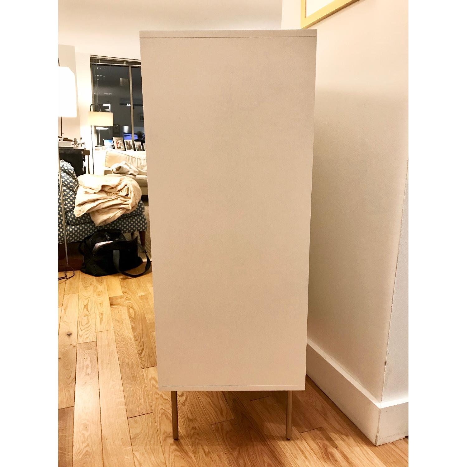 West Elm Gemini 5-Drawer Dresser in White Lacquer - image-3