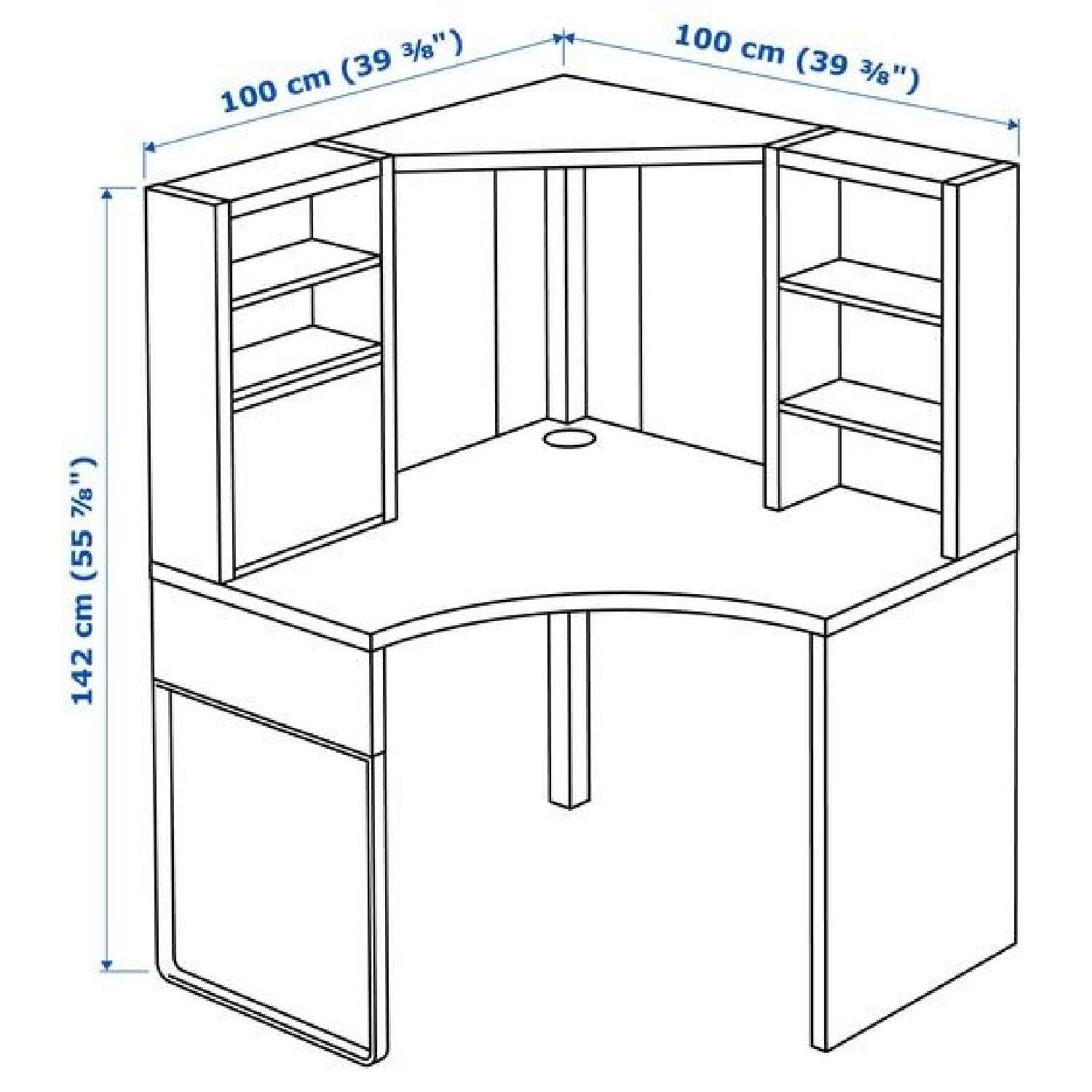 Ikea Micke Corner Workstation - image-5