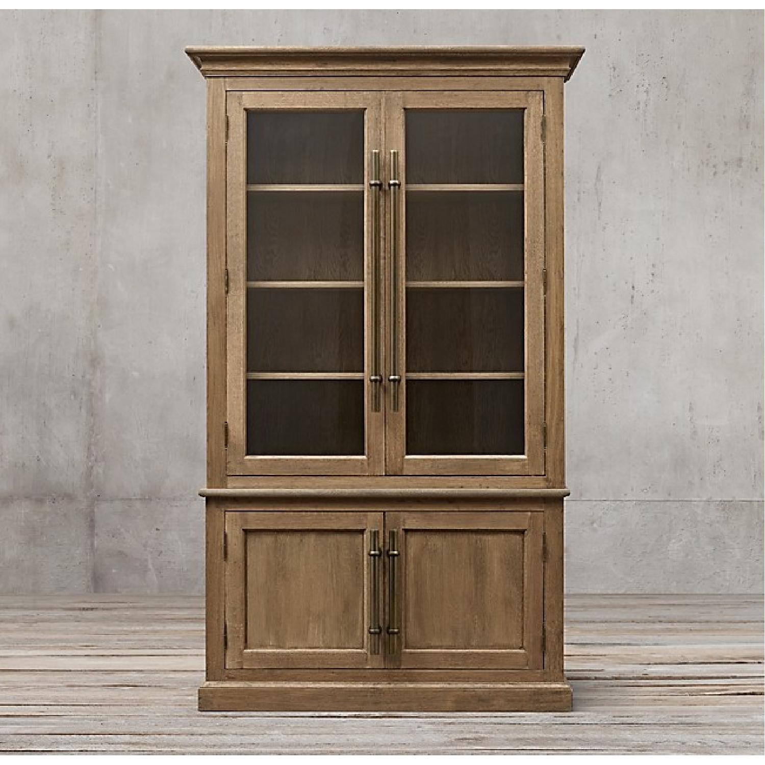 Restoration Hardware Glass Double-Door Sideboard & Hutch - image-7