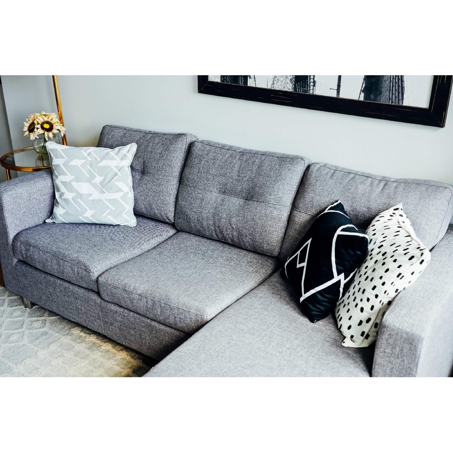 Wade Logan Clarence Reversible Sectional Sofa - image-2
