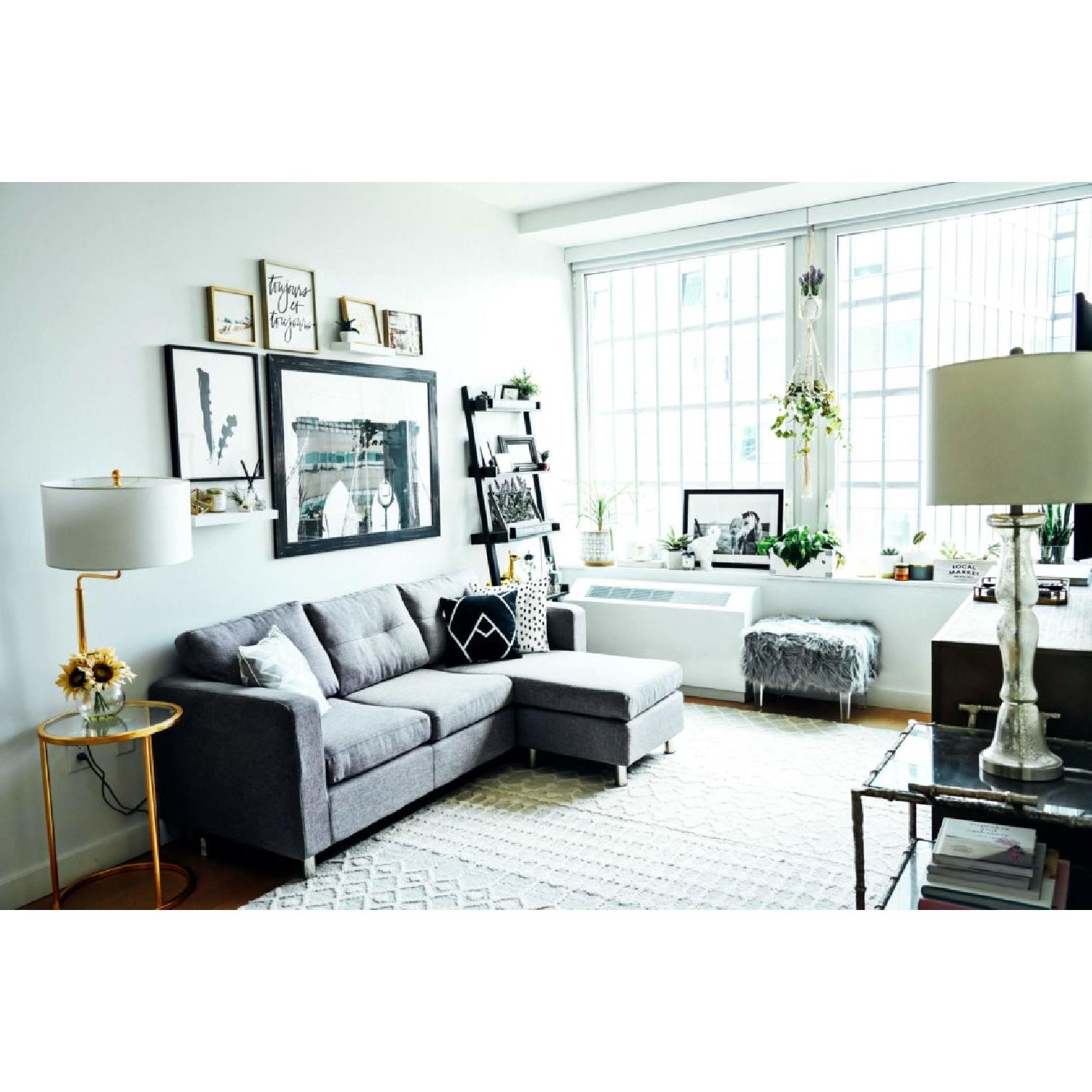 Wade Logan Clarence Reversible Sectional Sofa - image-3