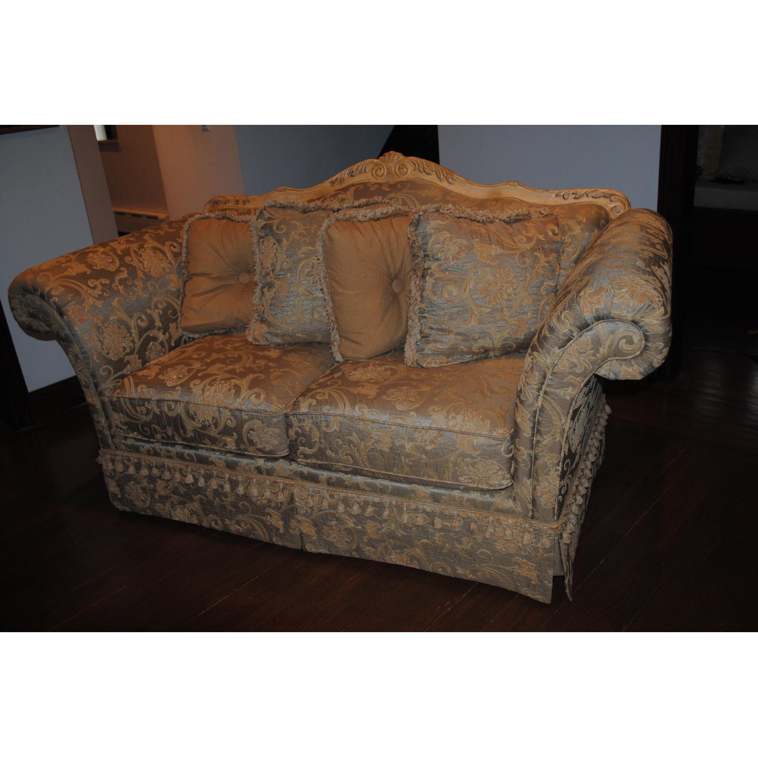Schnadig Upholstered Loveseat - image-1