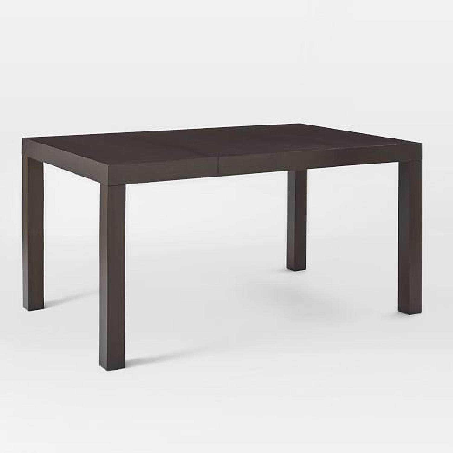 West Elm Parsons Expandable Dining Table in Chocolate Oak - image-5