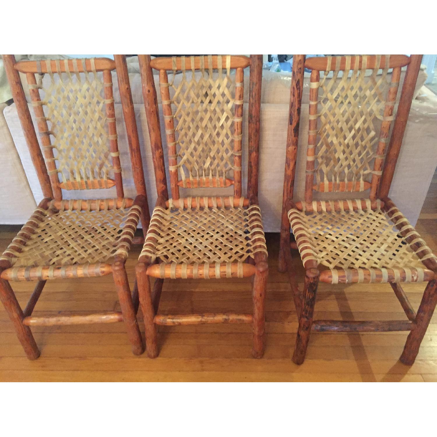 Jackson Hole Handcrafted Lodgepole Pine Table w/ 5 Chairs - image-3