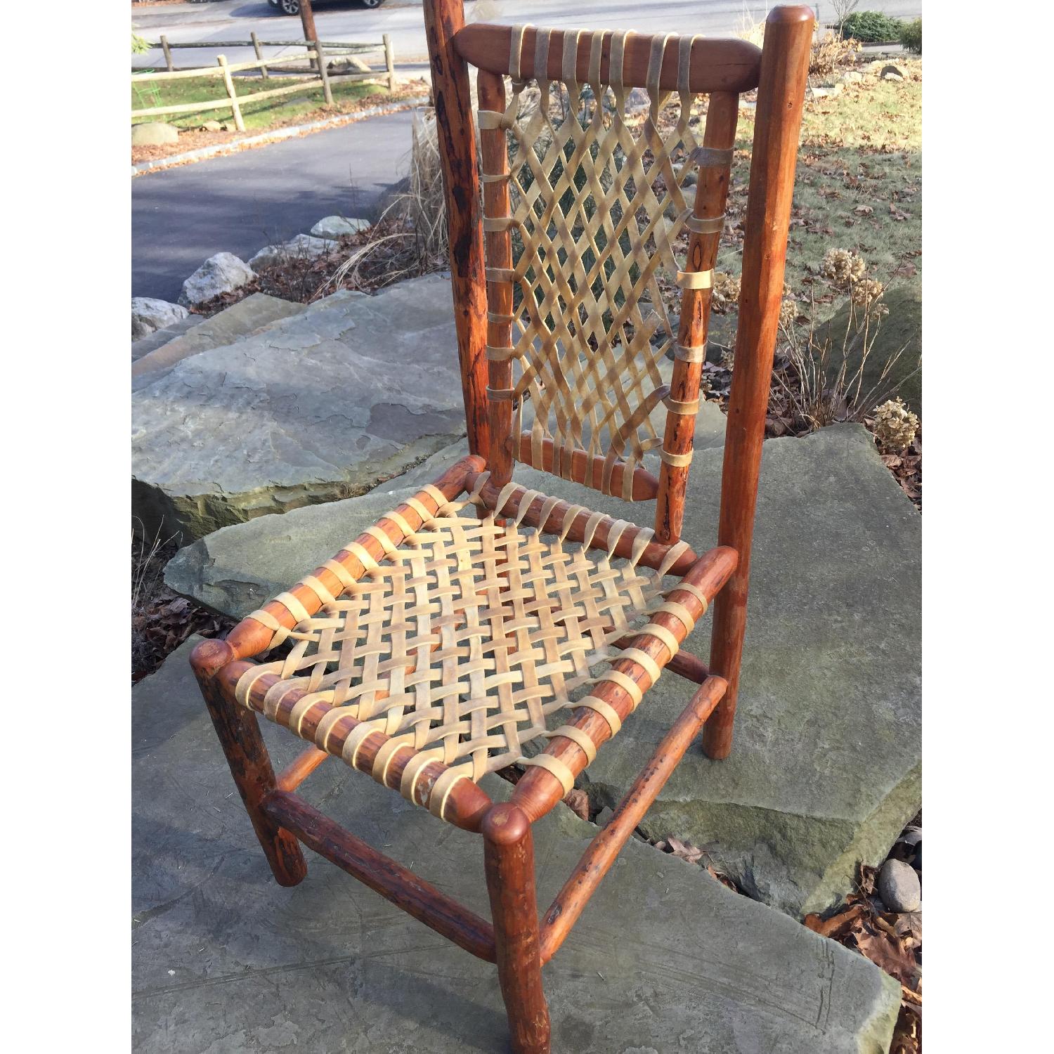 Jackson Hole Handcrafted Lodgepole Pine Table w/ 5 Chairs - image-5