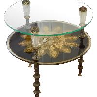 Hollywood Regency, Goran Belgium Glass End Tables