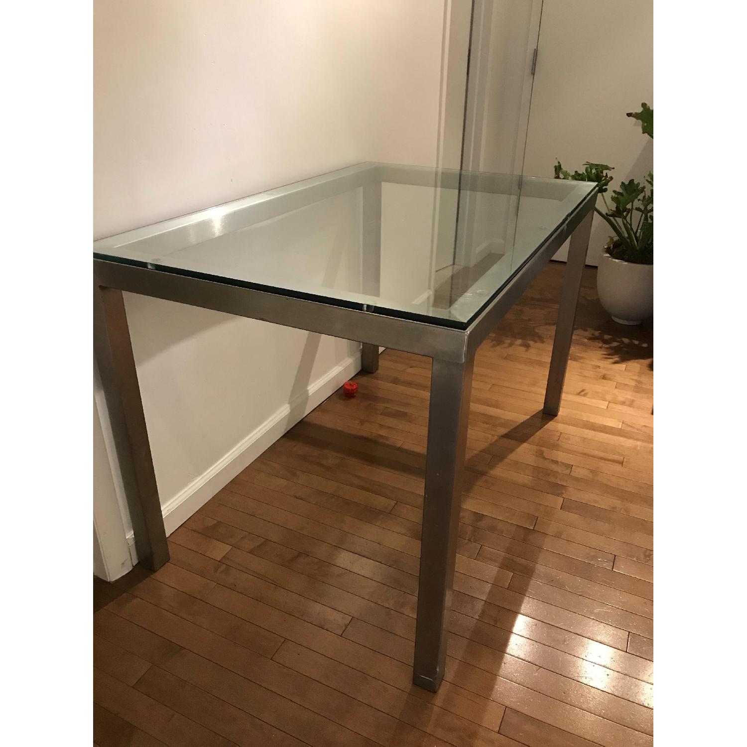 CB2 Glass Table - image-2
