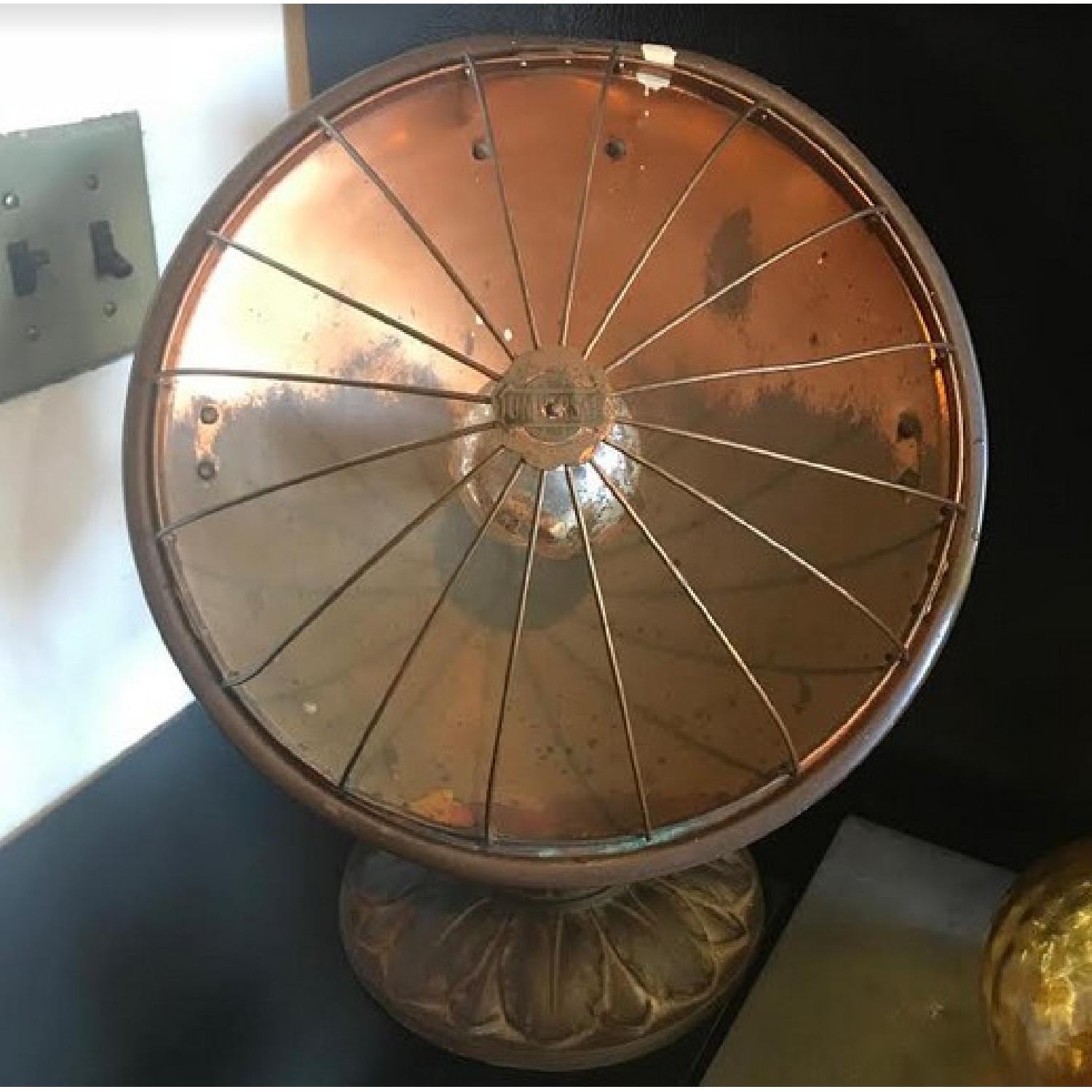 Vintage Lamp Heaters in Gold Copper Tone - image-1