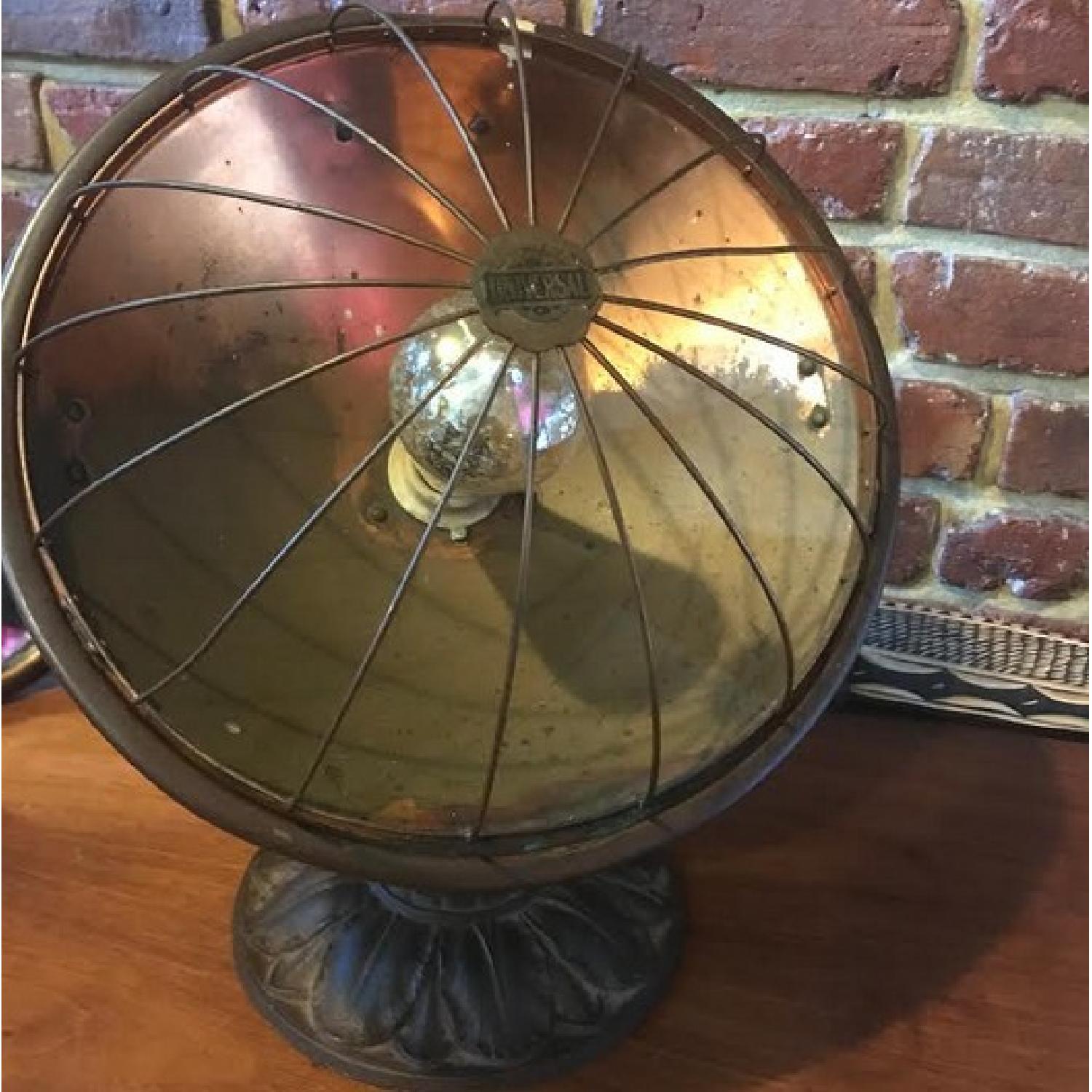 Vintage Lamp Heaters in Gold Copper Tone - image-3