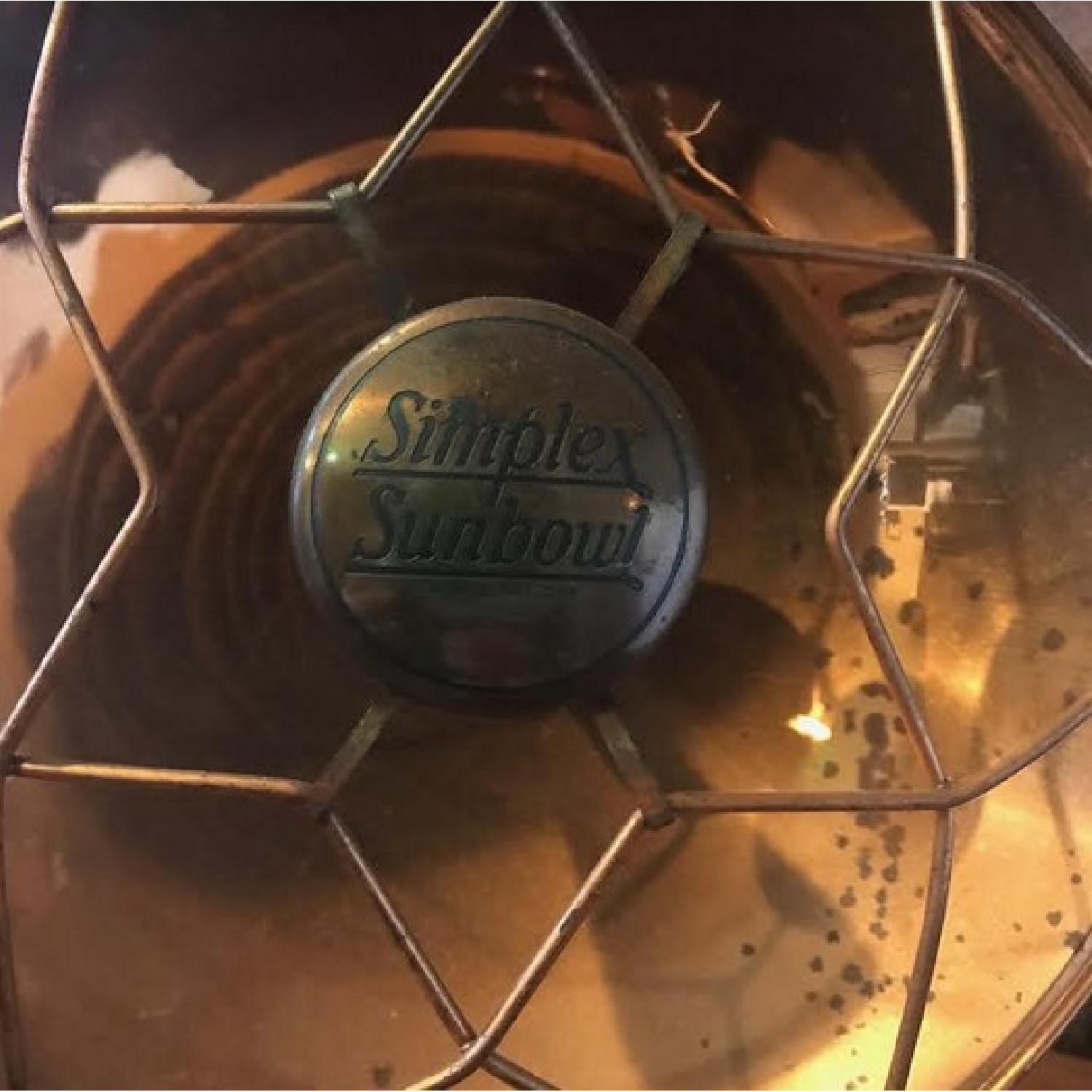 Vintage Lamp Heaters in Gold Copper Tone - image-6