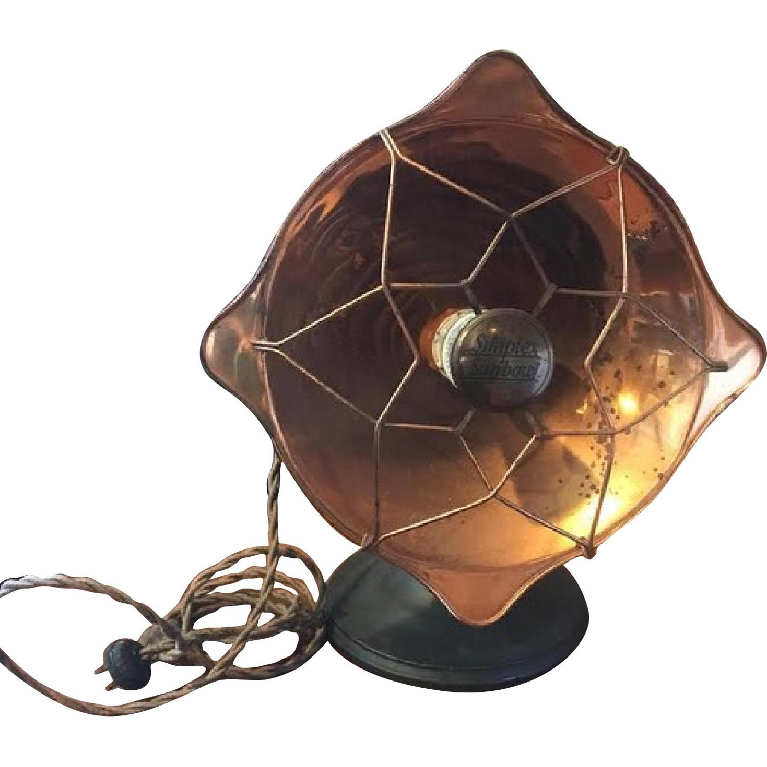 Vintage Lamp Heaters in Gold Copper Tone - image-8