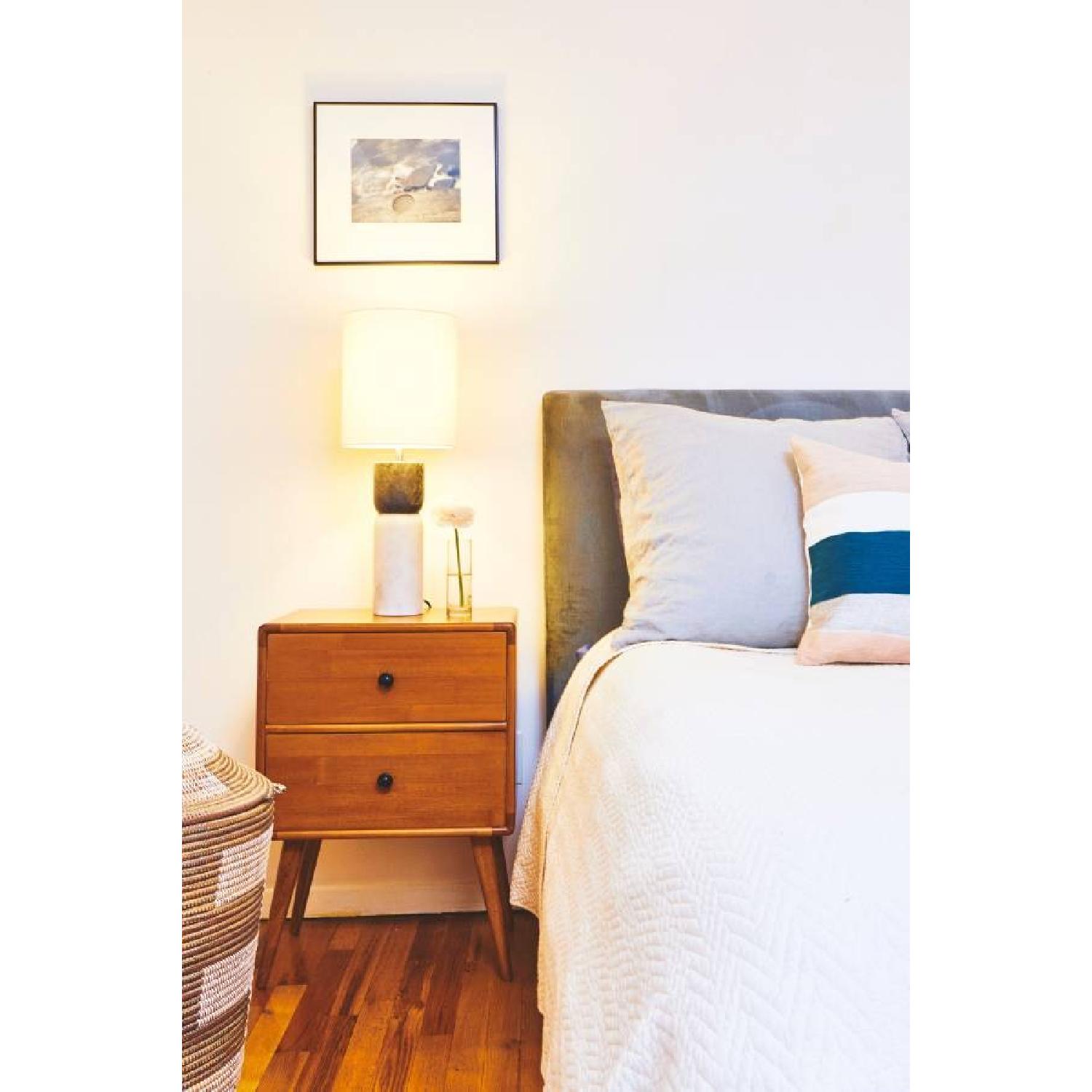 West Elm Andes Deco Upholstered Bed Frame - image-5
