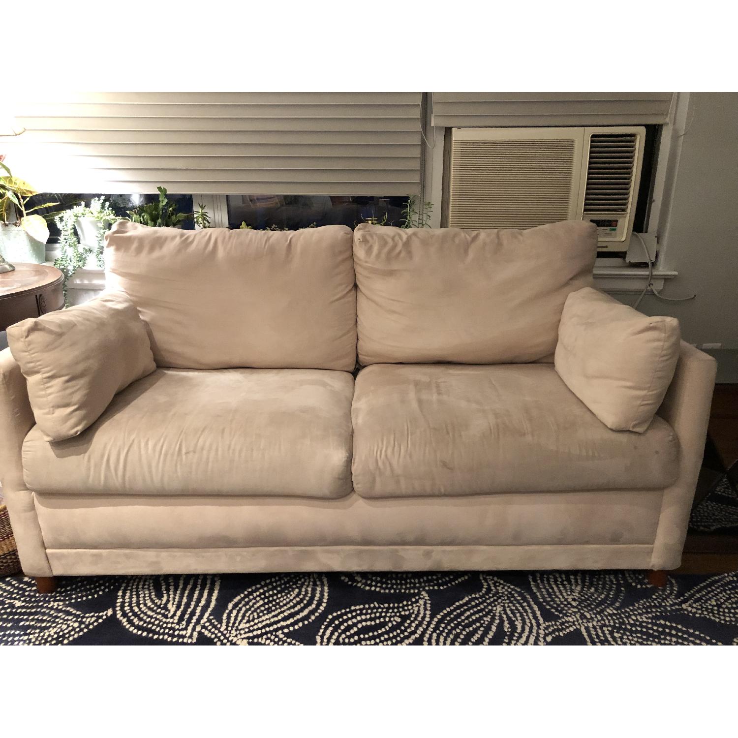 Jennifer Convertibles Softee Full Size Sleeper Loveseat - image-2
