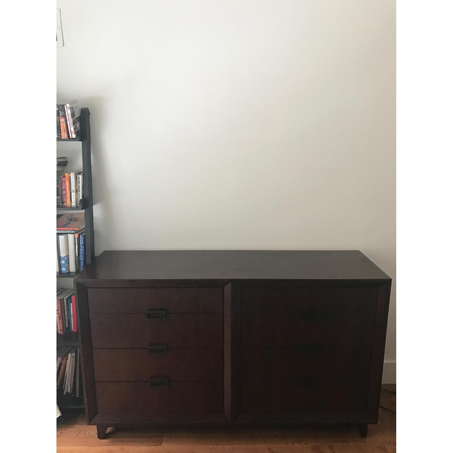 Large Dark Wood Dresser - image-2