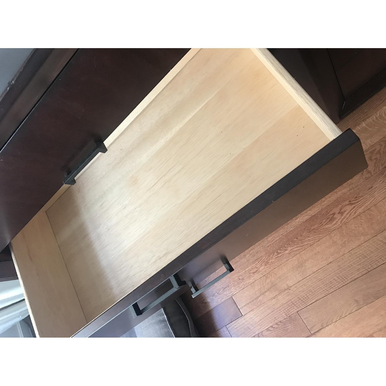 Large Dark Wood Dresser - image-3