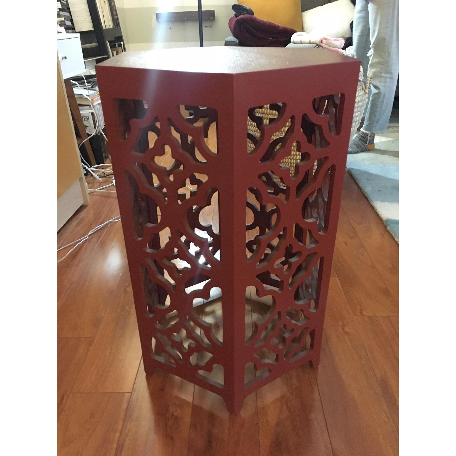 Flower Hexagonal Side Table - image-1