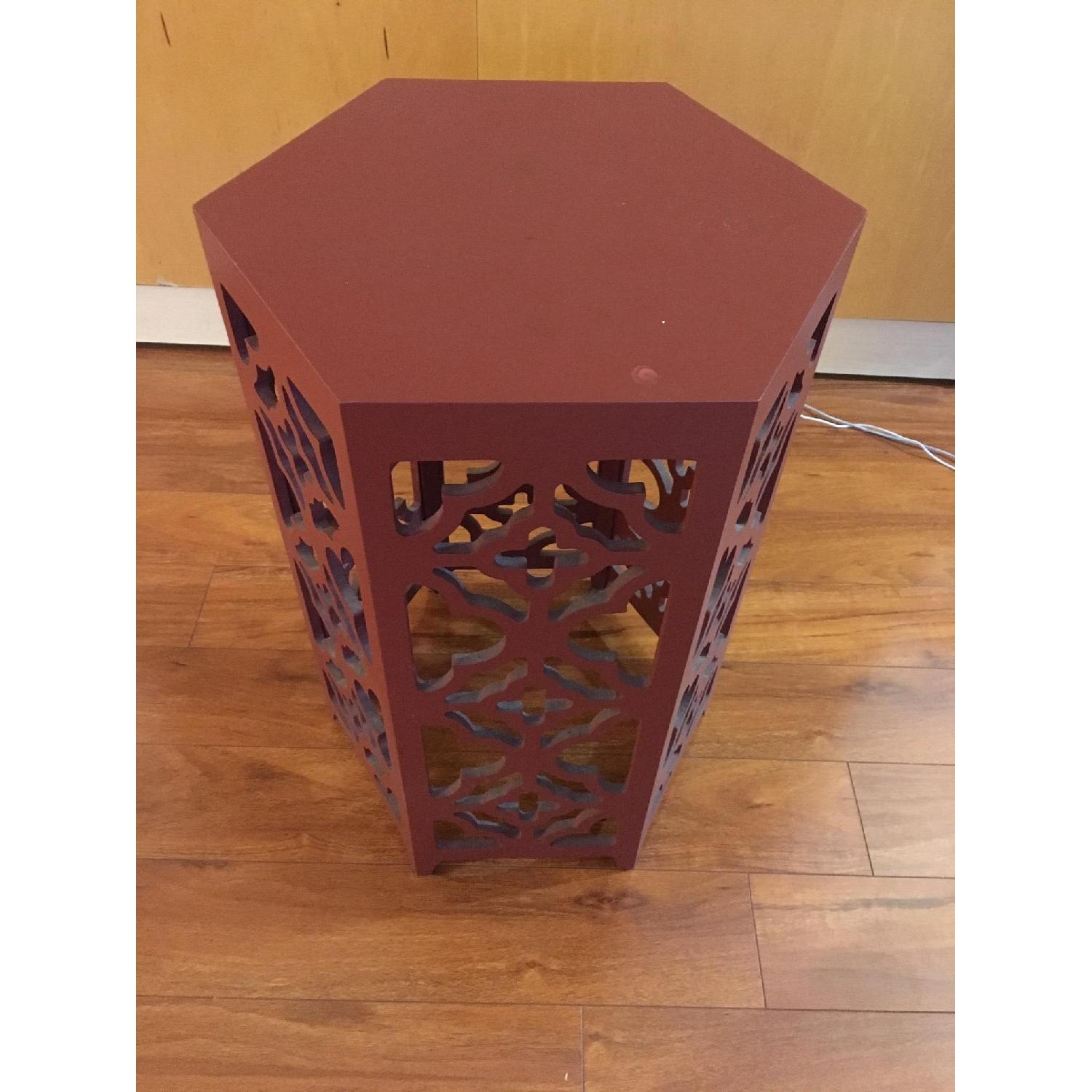 Flower Hexagonal Side Table - image-3