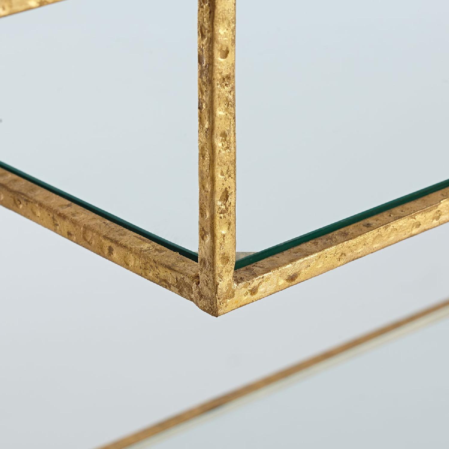 Wisteria Gold Leaf Open Shelf/Etagere - image-5
