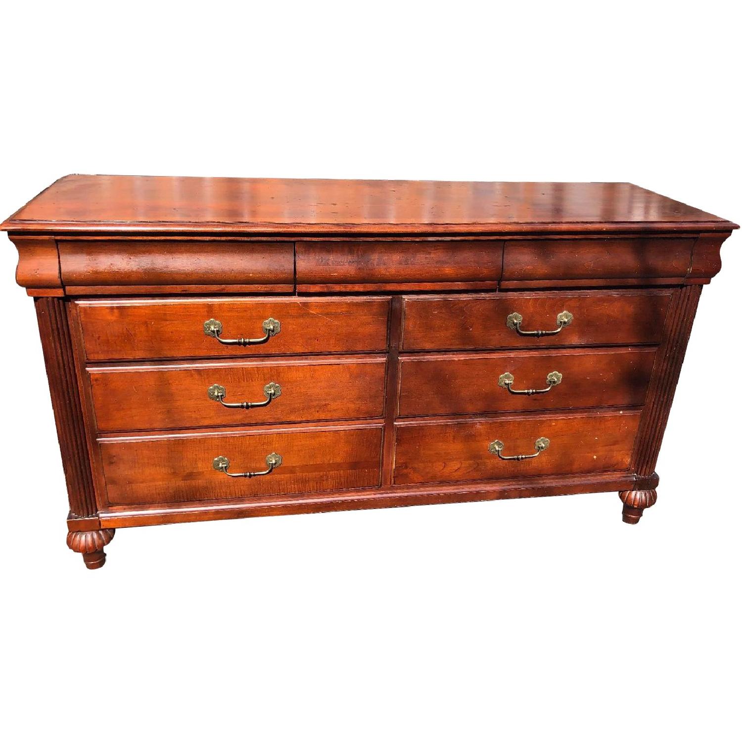 Ethan Allen Solid Wood Dresser - image-0