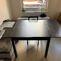 Ikea Bjursta Extendable 3-Piece Dining Set - AptDeco