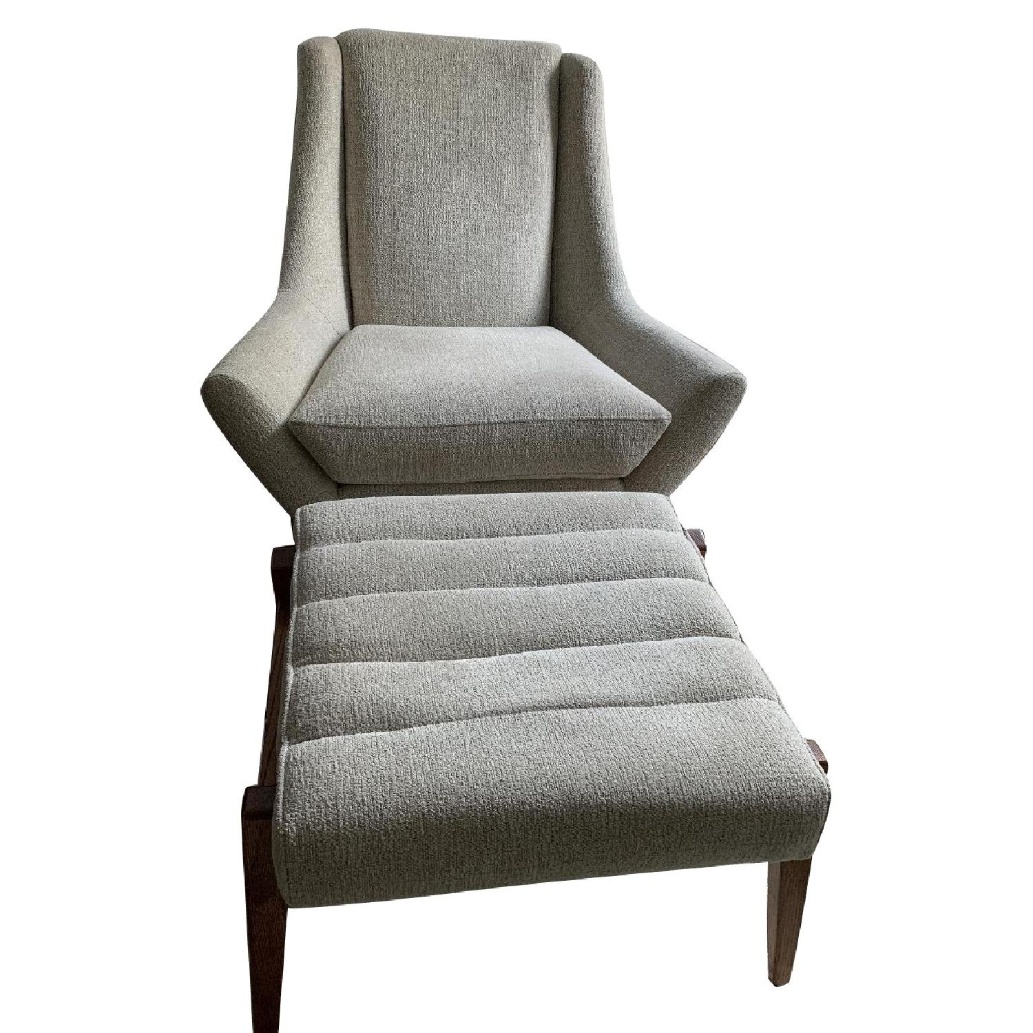 Dwell Studio Jensen Chair & Ottoman AptDeco