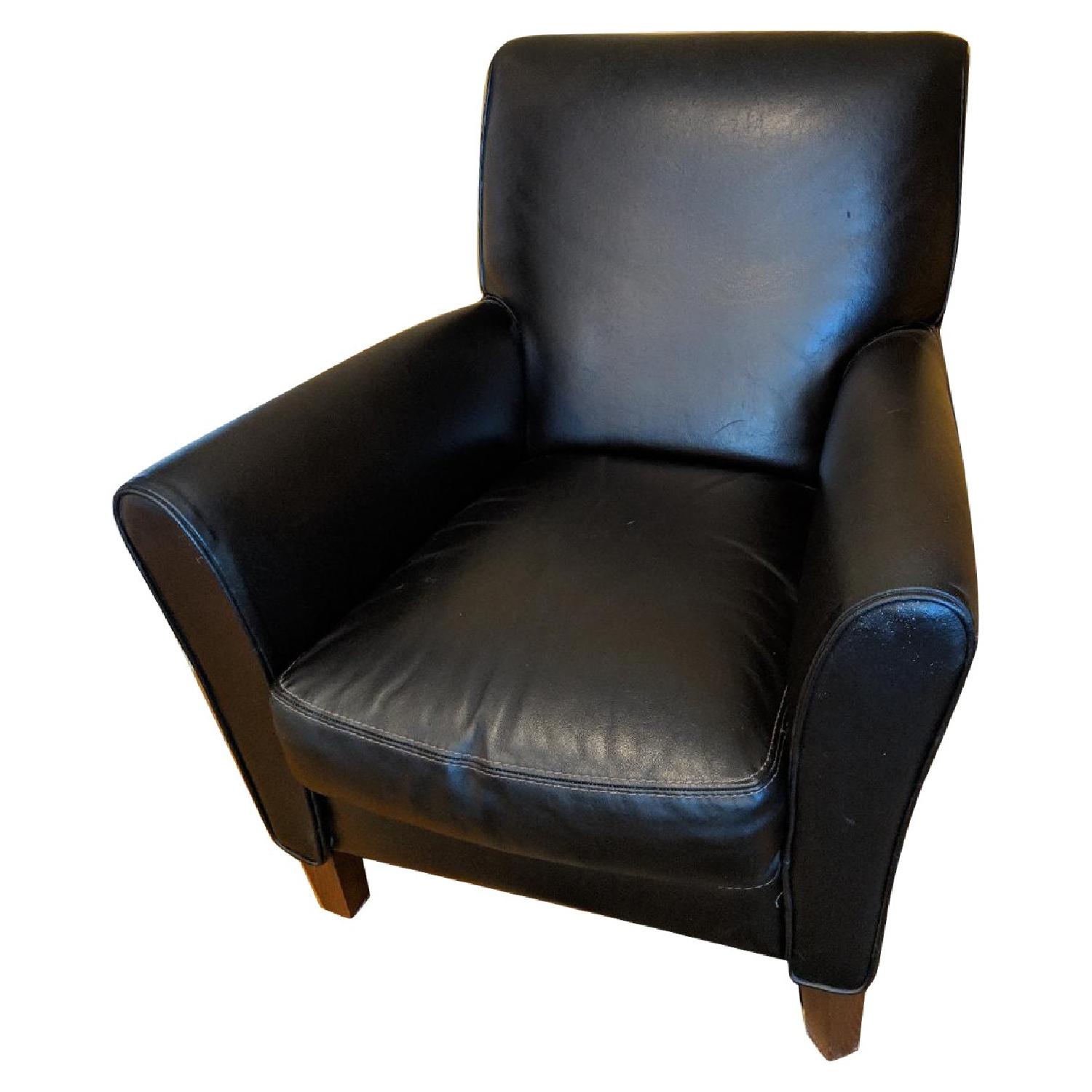 Calia Salotti Italian Leather Sofa + Chair & Ottoman - image-12