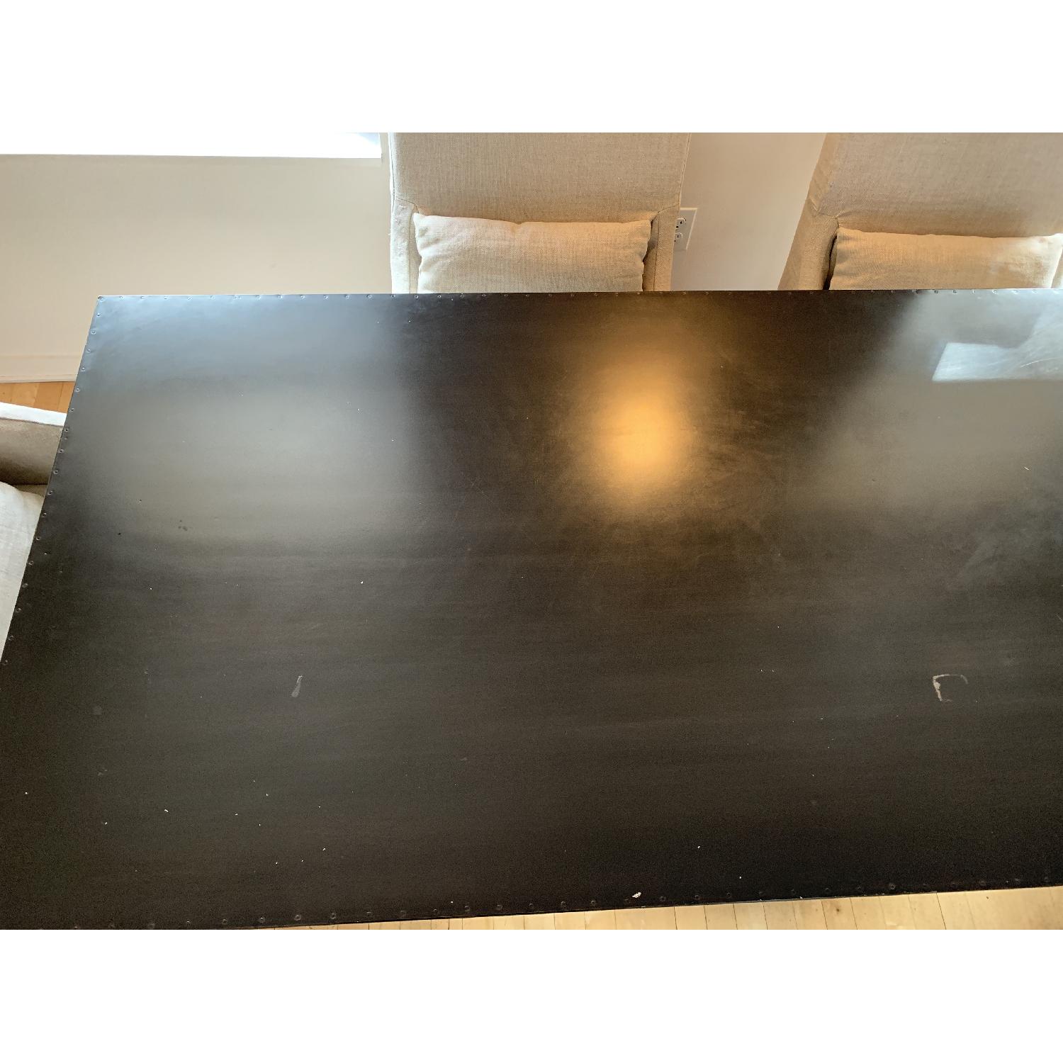 Restoration Hardware Zinc & Cast Iron Table - image-3