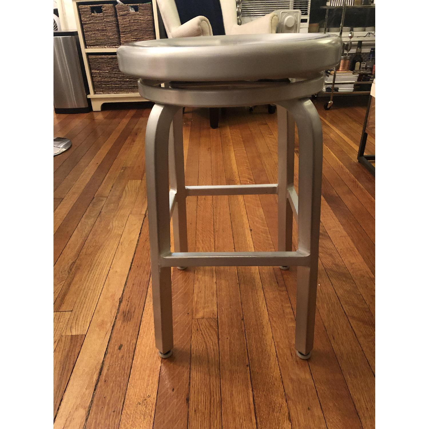 Crate & Barrel Swivel Counter Stools - image-3