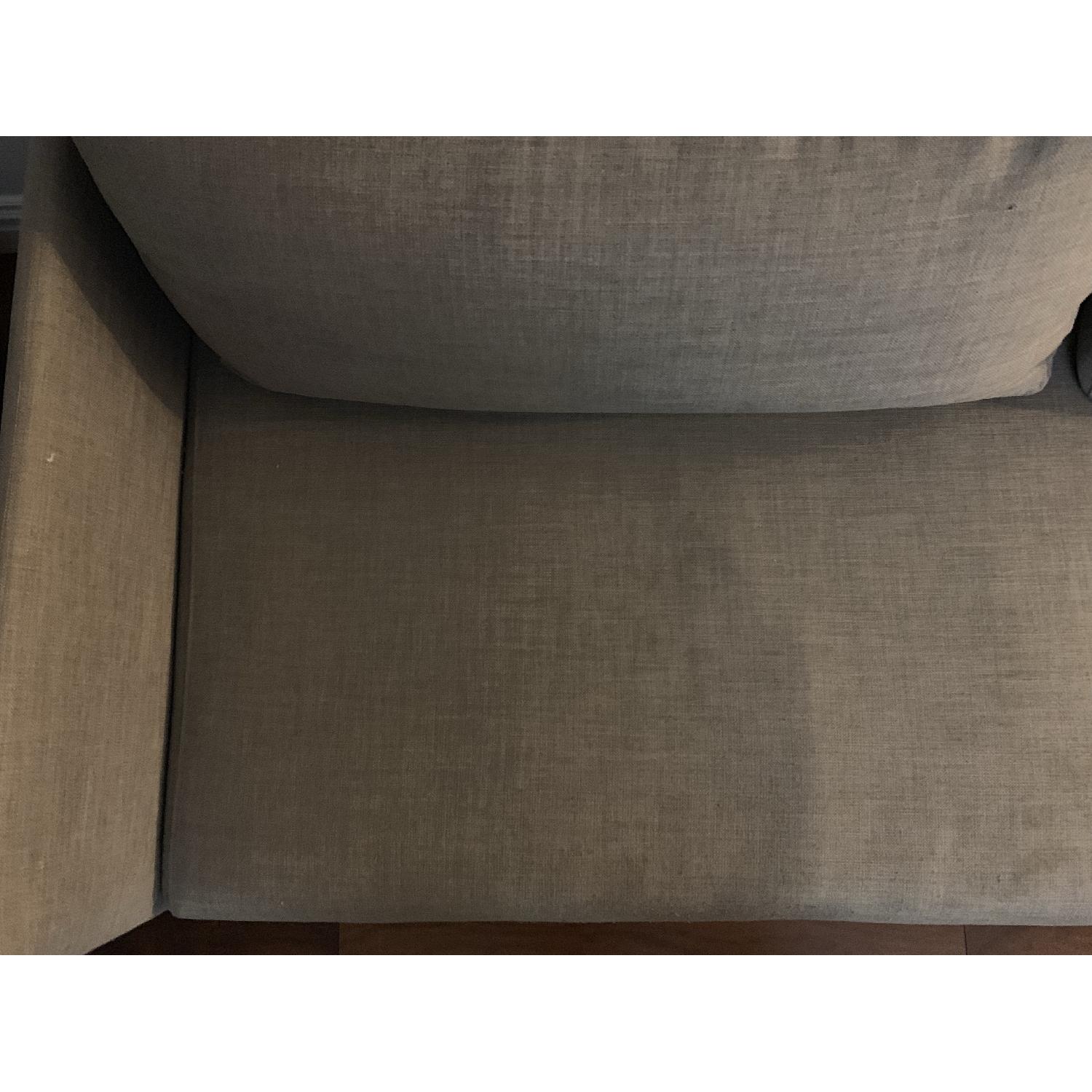 CB2 Tandom Grey Sleeper Sofa - image-9