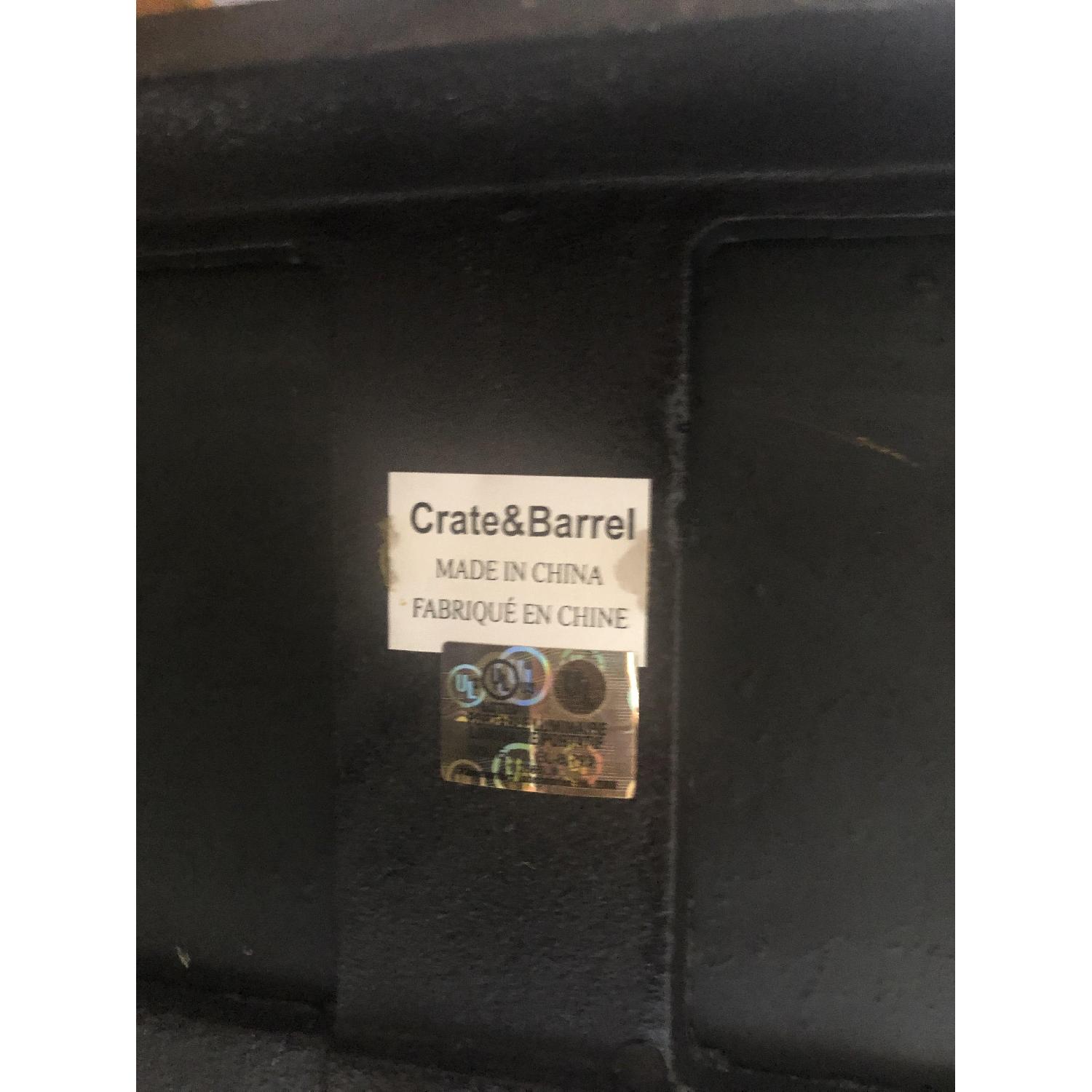 Crate & Barrel Denley Bronze & Wood Floor Lamp - image-4