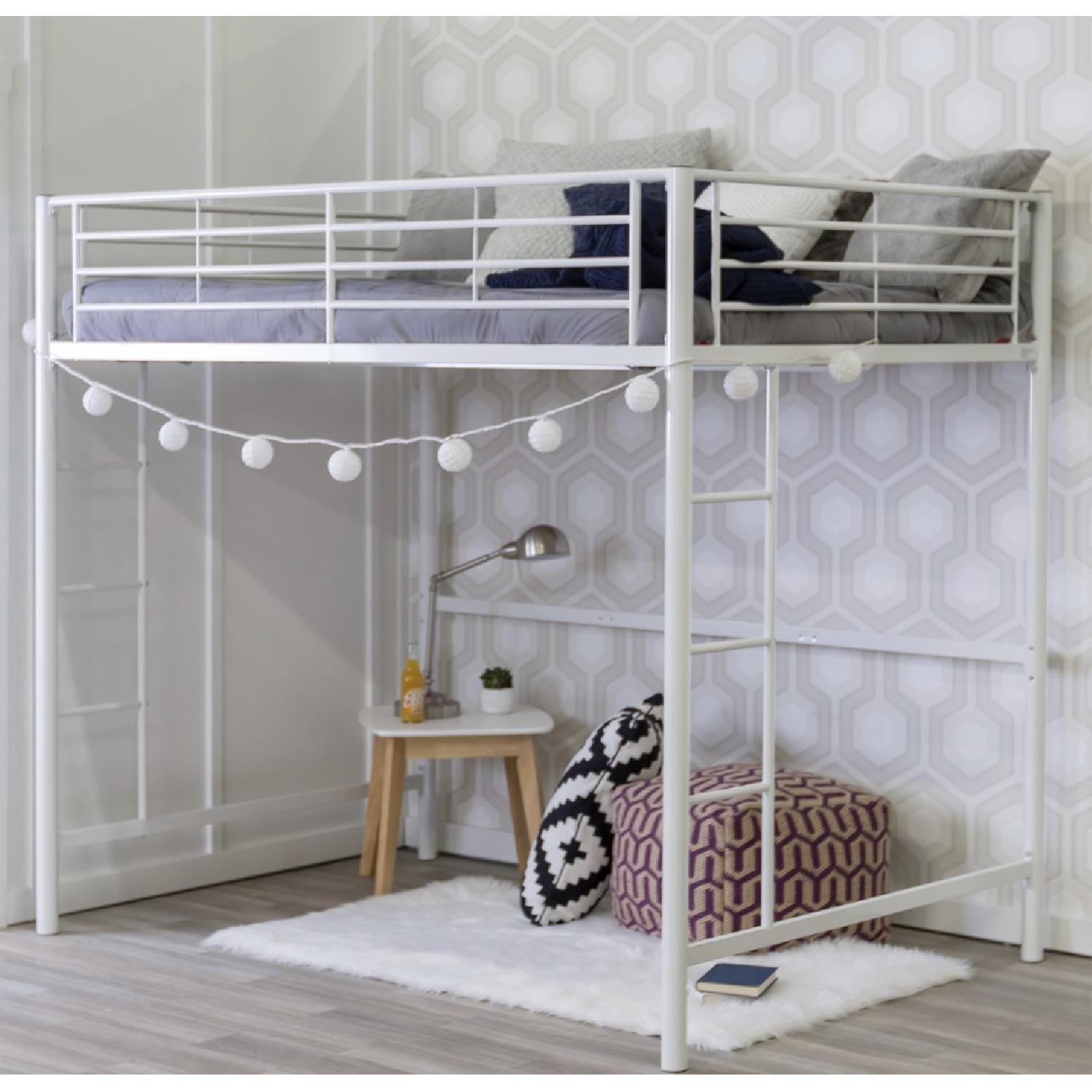 Viv + Rae Full Size Metal Loft Bed - image-1