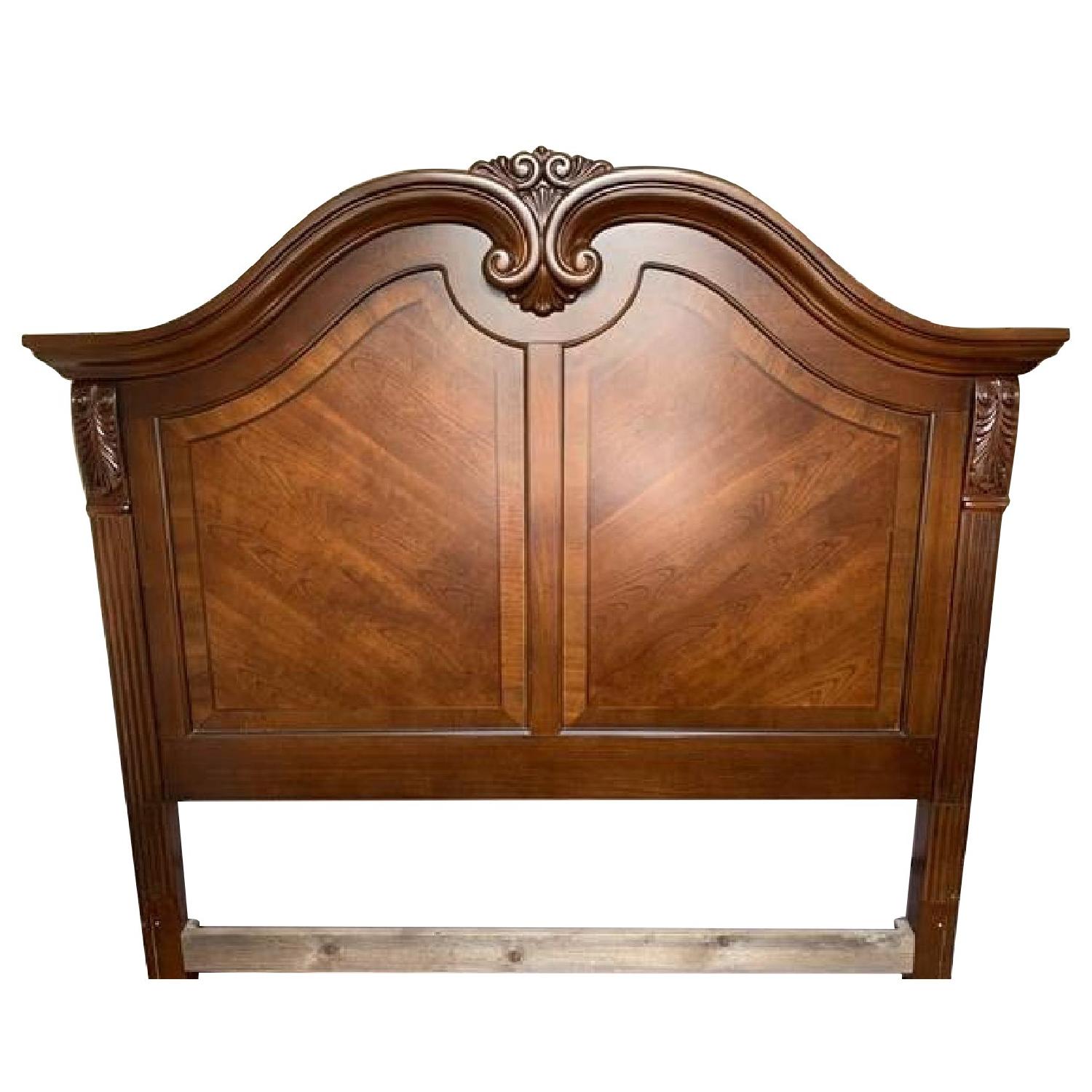 Raymour & Flanigan Ashbury Cherry Headboard - image-3