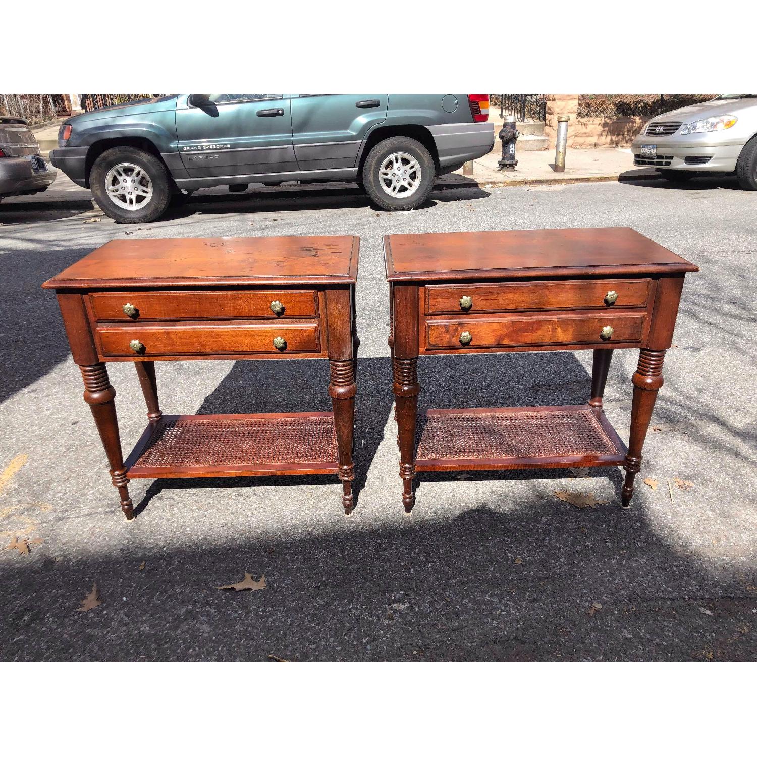 Ethan Allen Solid Wood Nightstands - image-5