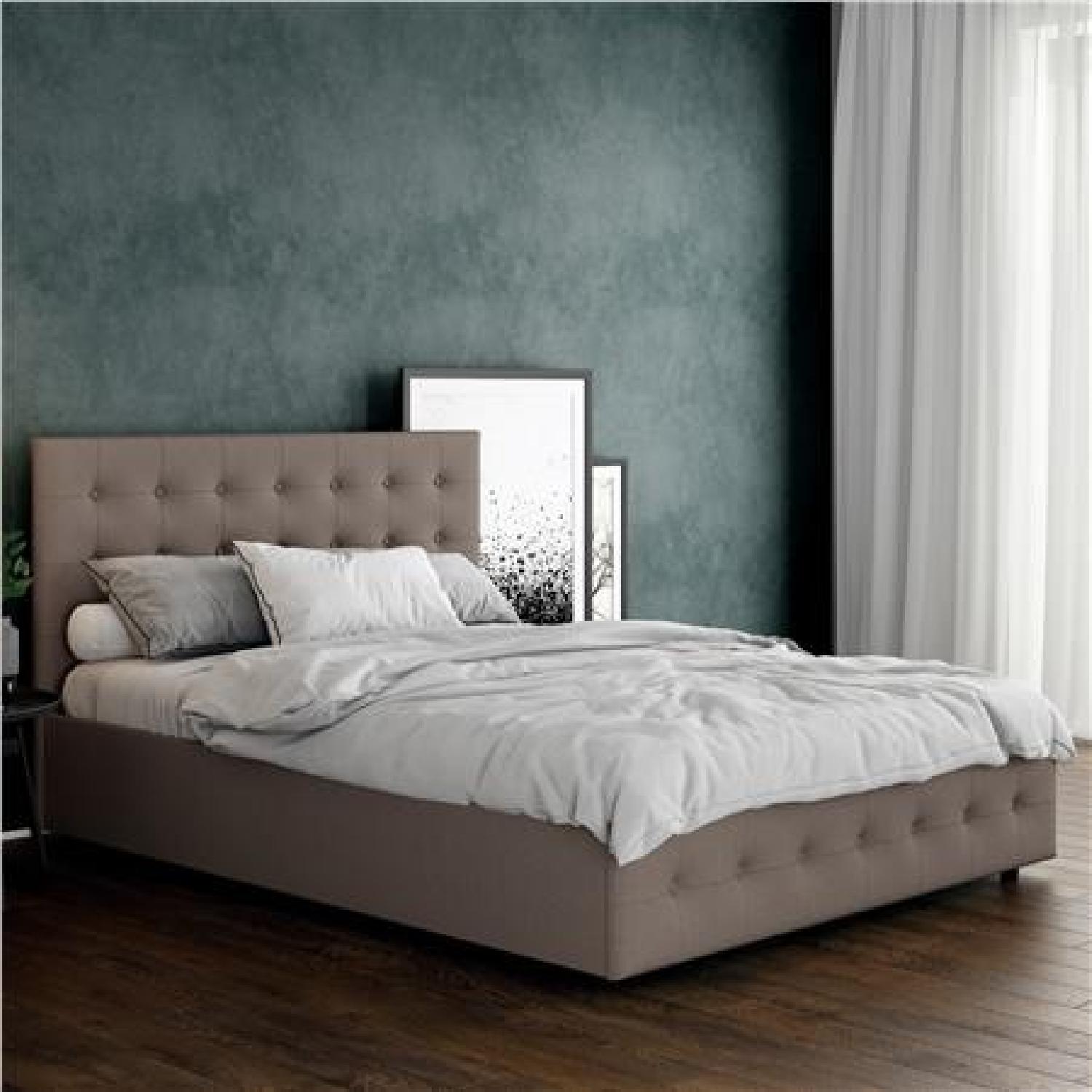 DHP Cambridge Upholstered Bed w/ Storage - image-1