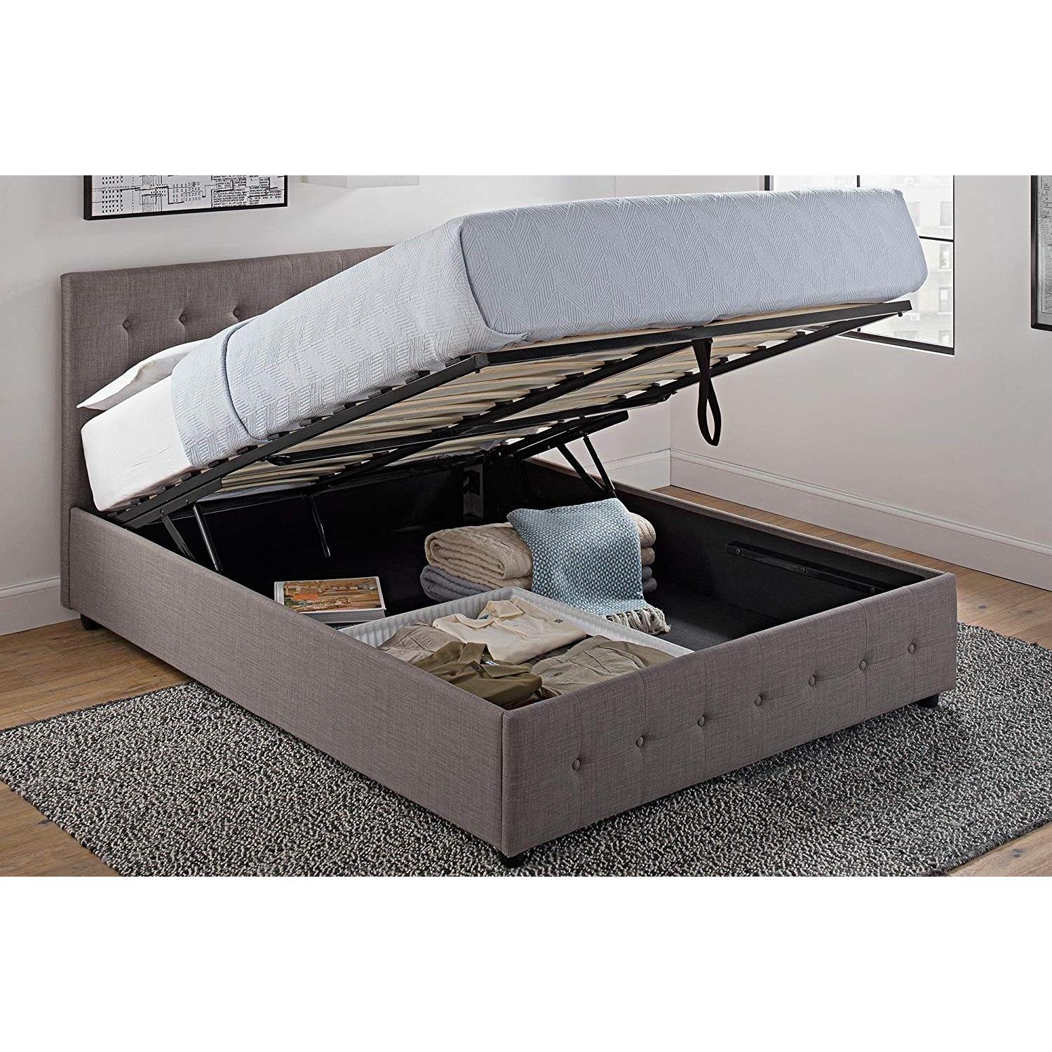 DHP Cambridge Upholstered Bed w/ Storage - image-3