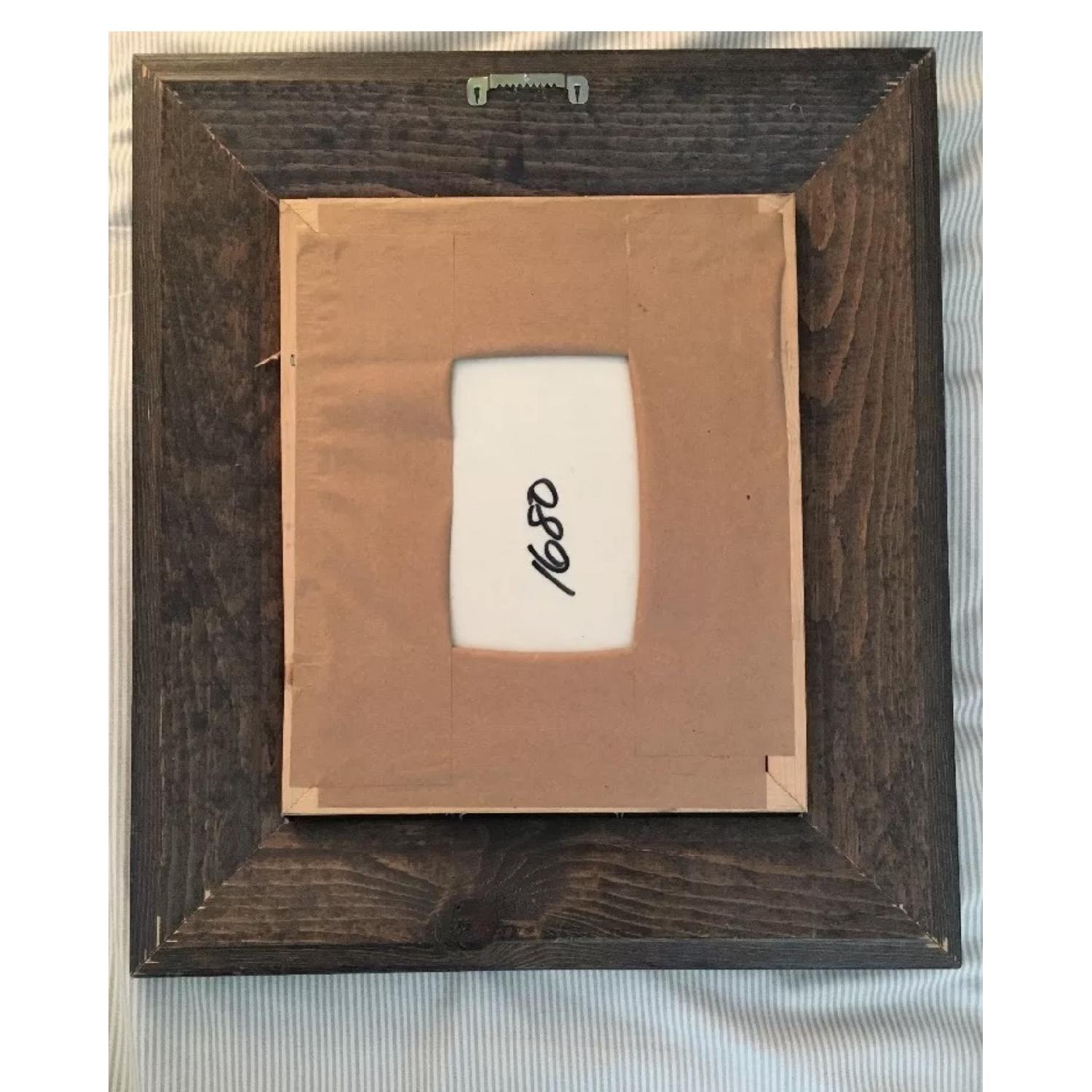 Marvetti Cultered Ivory Engraved Framed Wall Art - image-1